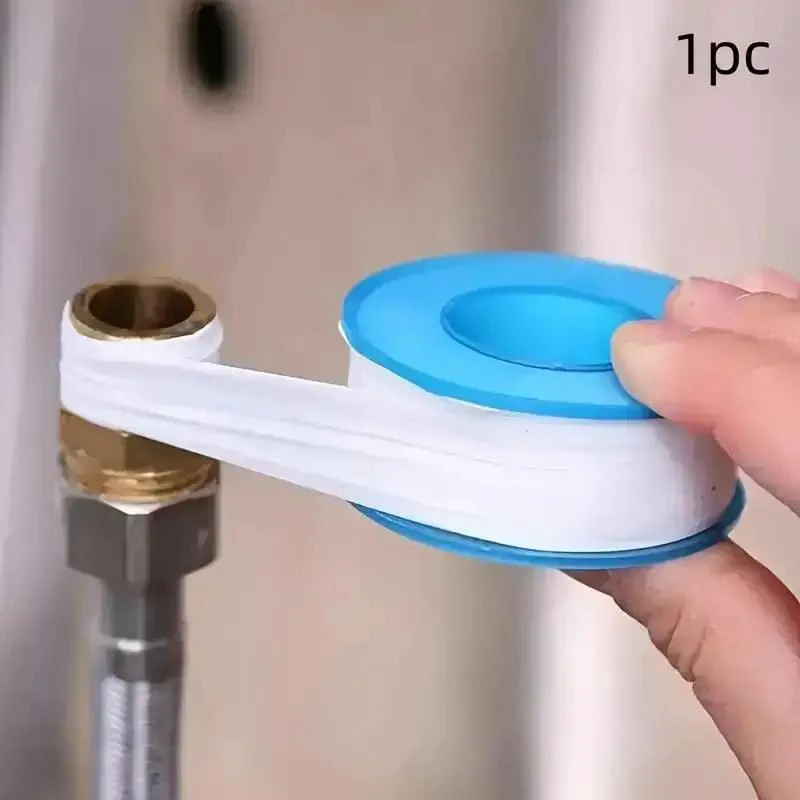 Easy Install PTFE Thread Sealing Tape For Shower Heads And Plumbing Fittings, Flexible White Sealant Tape For Leakproof Threads, Smooth Wrap, Indoor Outdoor Use, Compatible With Common Pipe Threads, DIY Friendly Home Repair Must Have - Image 6