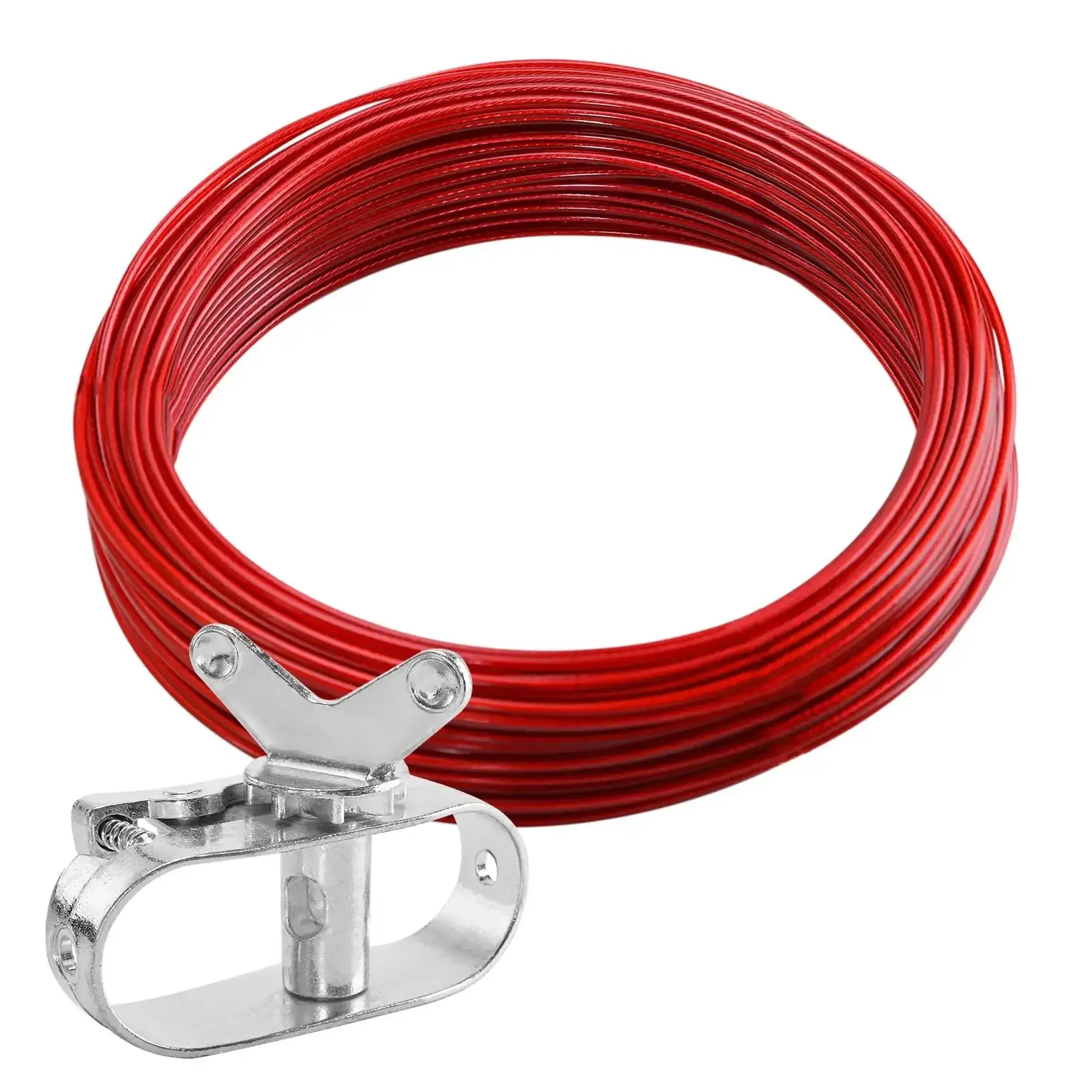 Easy To Install Pool Cover Cable And Winch Kit For Above Ground Pools, 100 Feet Of Heavy Duty Cable With Ratchet, Keeps Round, Oval, And Rectangular Winter Covers Snug And Hassle Free Against Snow, Rain, Debris