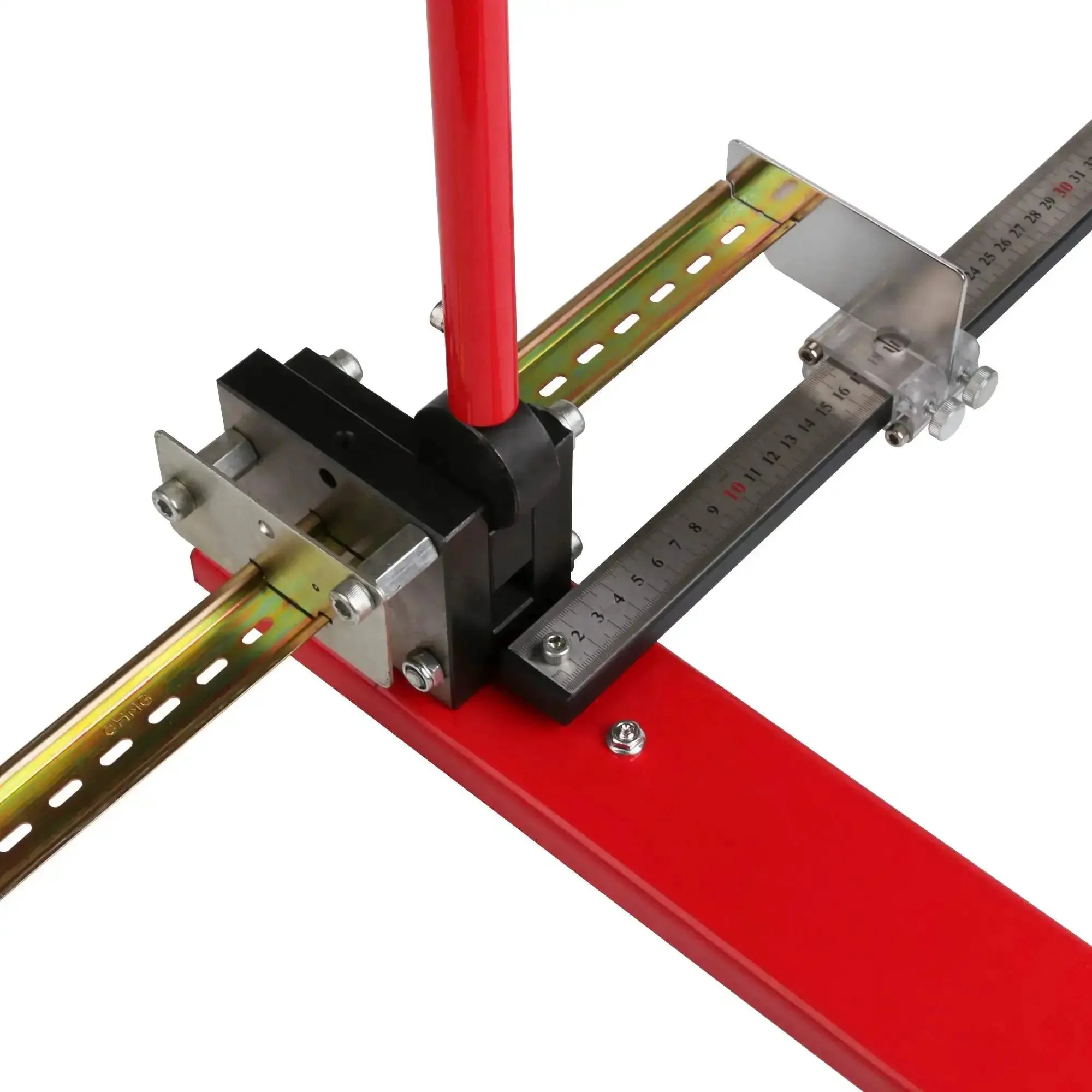 Effortless 35mm DIN Rail Cutter With Built In Guide And Measuring Ruler For Clean, Precise Cuts Every Time No Hassle Operation With Minimal Force And No Deburring Perfect For Electrical Enclosures And Panel Mounts - Image 4