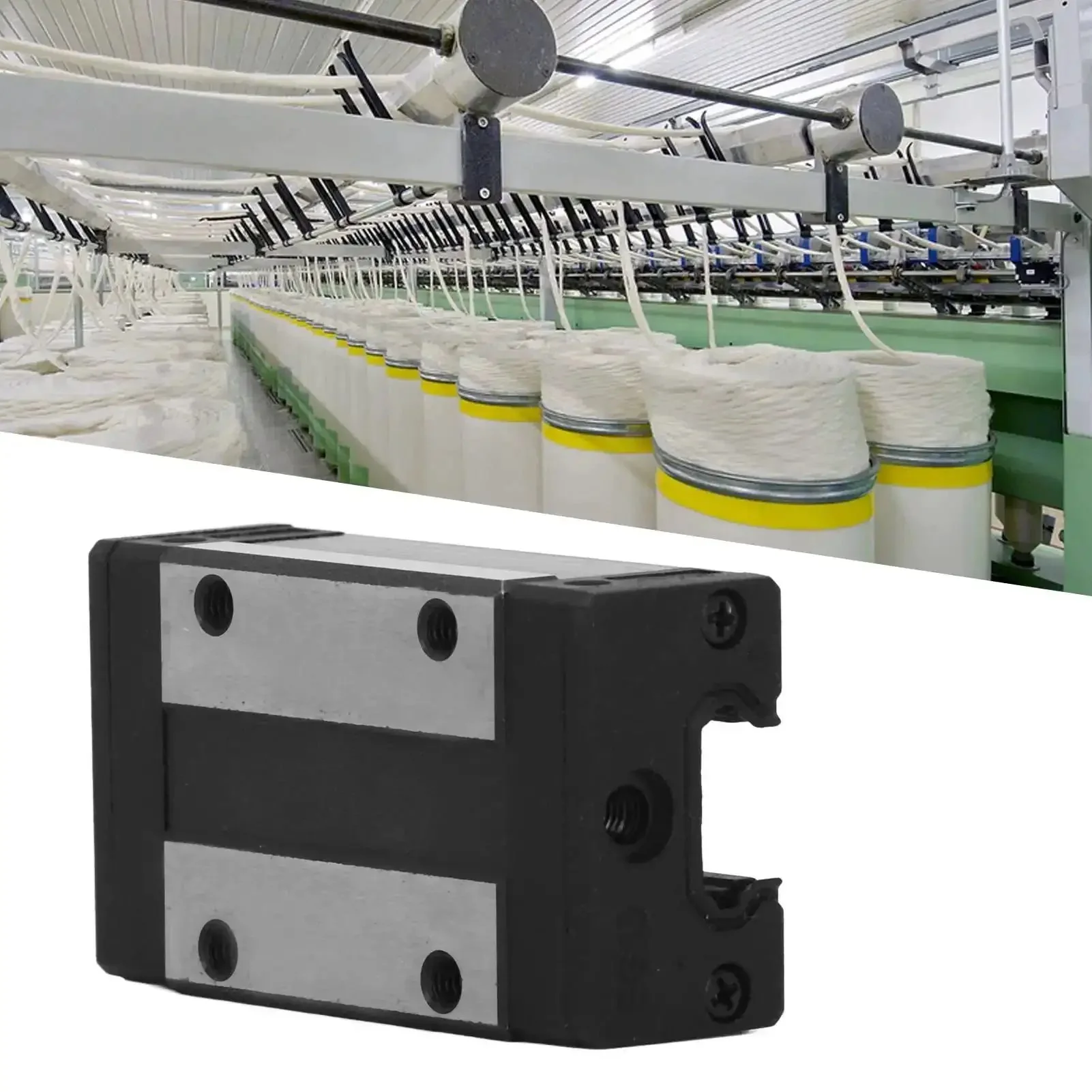 EGH15CA Linear Rail Slider Block With Bearing Steel Carriage For CNC Machine Tools Smooth Quiet Motion High Load Capacity Built To Last Sliding Guide For Milling Routing And Precision Machining - Image 5