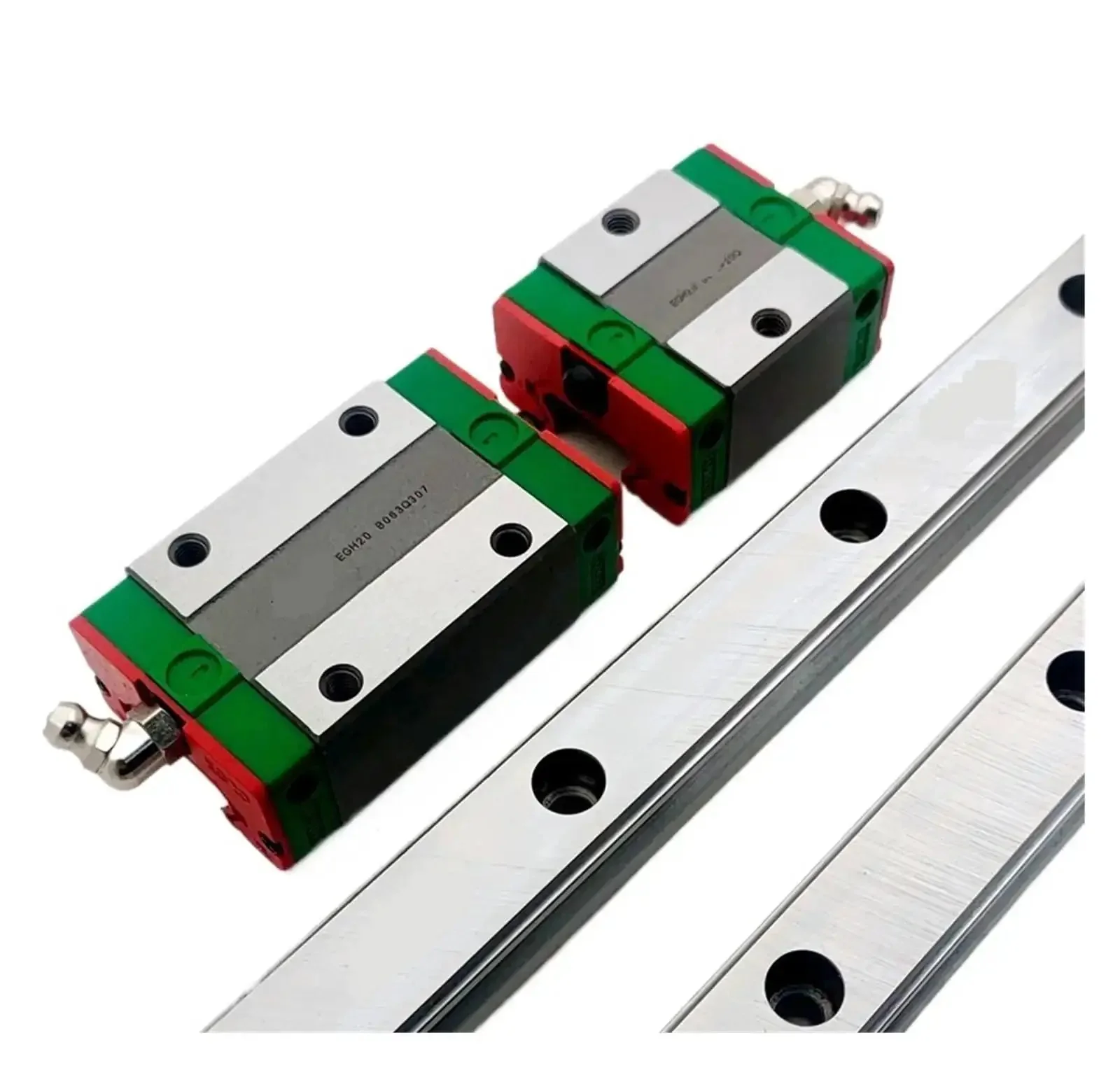EGR20 Linear Rail And Sliding Guide Carriage For 3D Printers, 300mm Length, Low Friction Bearing Steel For Smooth, Quiet, No Resistance Movement, Durable Linear Guide Kit For Easy Slider Motion And Translation - Image 2