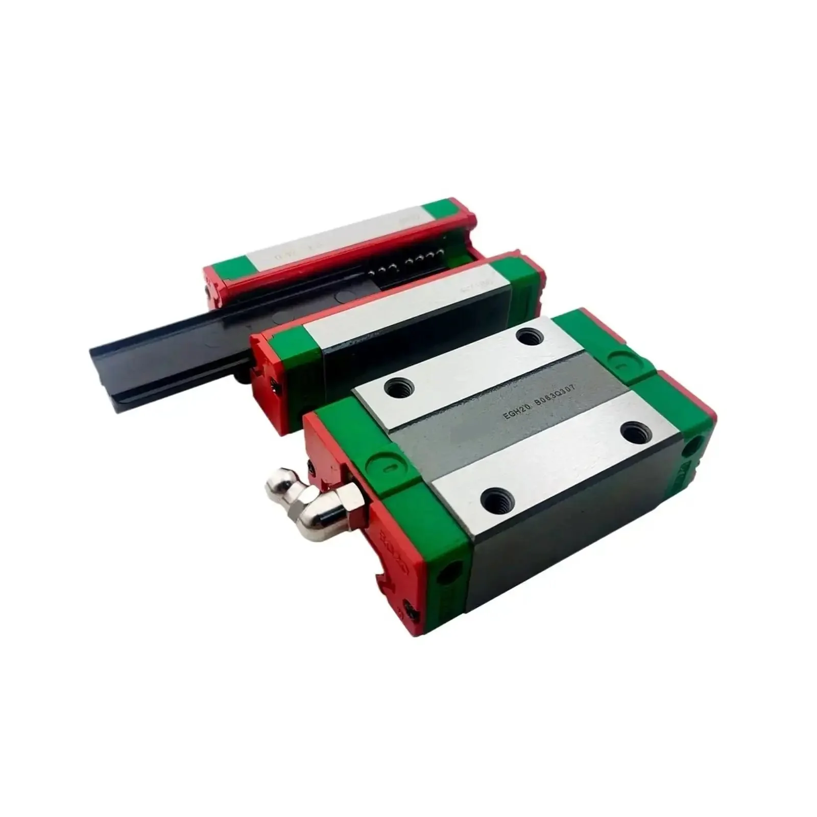 EGR20 Linear Rail And Sliding Guide Carriage For 3D Printers, 300mm Length, Low Friction Bearing Steel For Smooth, Quiet, No Resistance Movement, Durable Linear Guide Kit For Easy Slider Motion And Translation - Image 3