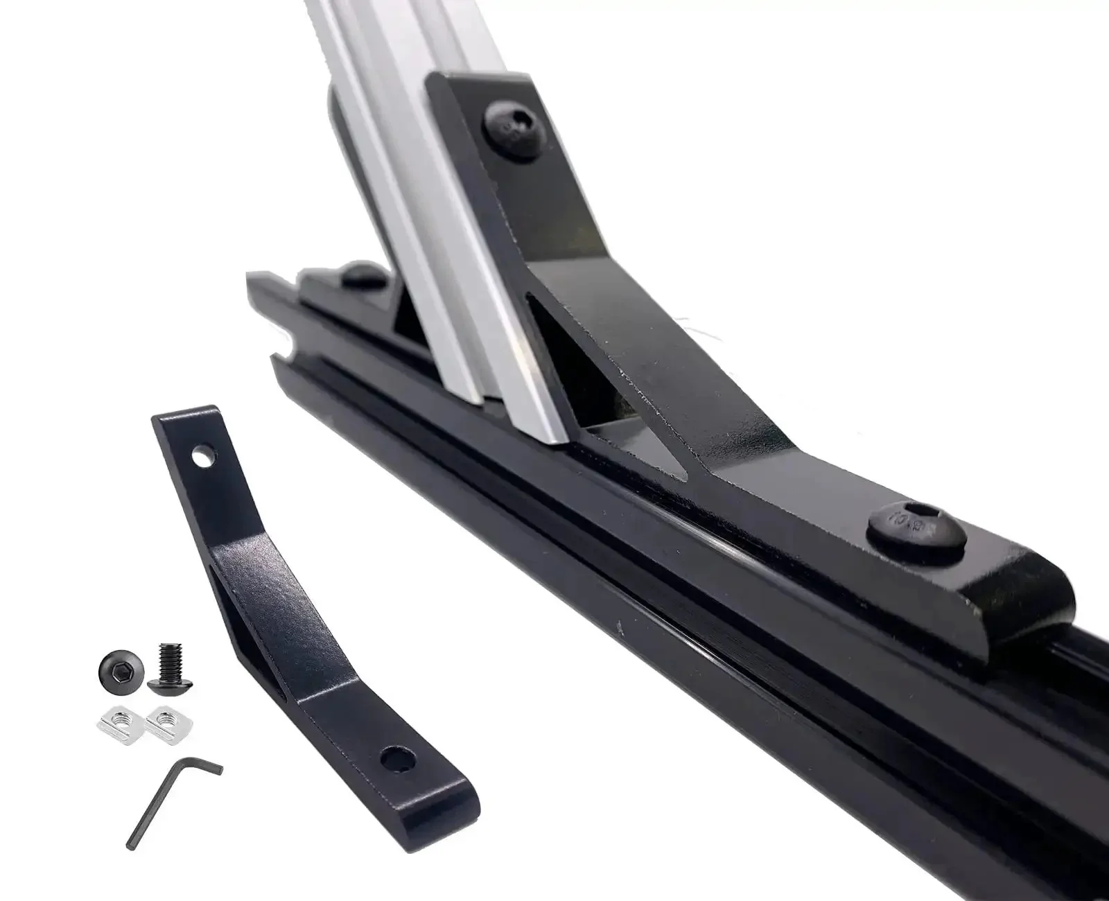 Eight Corner Bracket Set for 20 Series Aluminum Extrusion, Includes 45 Degree And 135 Degree Angles With Mounting Screws, T Nuts, And Hex Wrench, Perfect for DIY Builds, Rigs, and Enclosures - Image 4