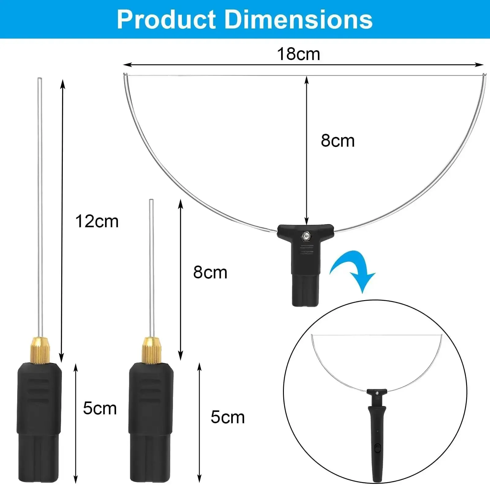 Eight In One Foam Cutter Electric Cutting Machine Pen Kit With Hot Wire Cutter For Styrofoam Polyethylene EVA Foam Carving Crafts DIY Friendly 100 To 240 Volt 18 Watt Safe And Easy To Use Includes Metal Stand And Non Slip Handle - Image 3