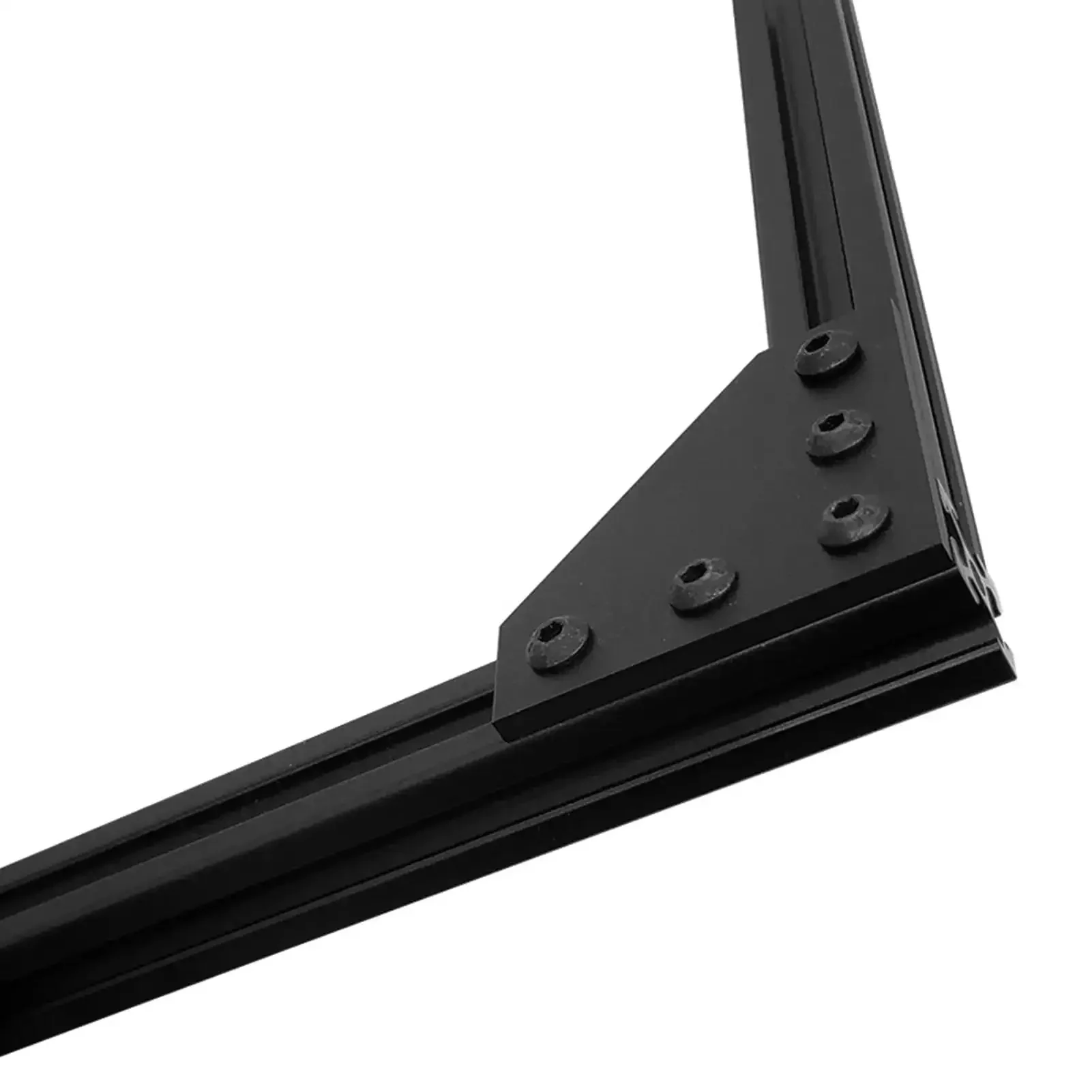 Eight Pack 10 Series Aluminum Extrusion Corner Brackets 90 Degree Right Angle L Connectors With T Slot Nuts And Bolts For 1 Inch By 1 Inch 1010 Aluminum Profiles Built For Quick DIY Builds - Image 2