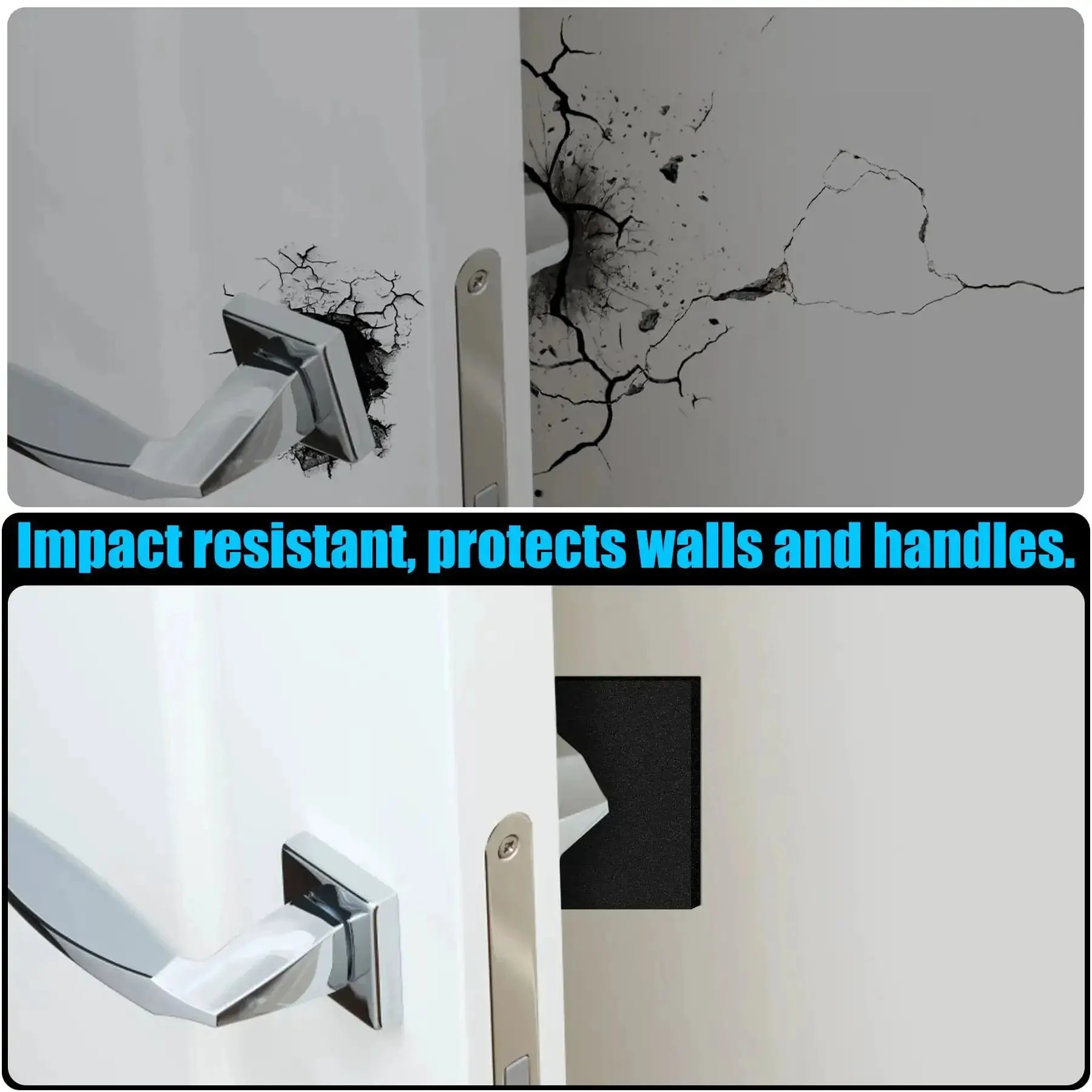 Eight Pack Adhesive Neoprene Foam Padding Sheets Half Inch Thick Four By Four Inches Self Stick Vibration Dampening Pads For Furniture Cars Speakers And DIY Projects Water Resistant Durable From Minus Fifty To One Hundred Fifty Degrees - Image 2