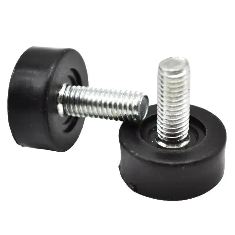 Eight Pack Three Eighths Inch Thread Leveling Feet Bolts For Furniture Adjustable Legs Chairs Stools Tables Cabinets Cupboards Desks Sofas Shelves Heavy Duty Zinc Plated Steel - Image 8