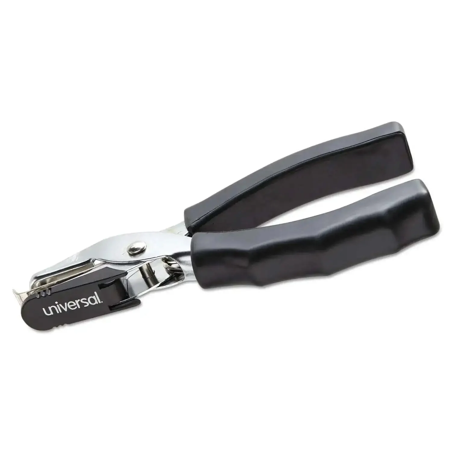 Eight-Sheet Handheld One-Hole Punch For Quick Paper Punching With One Quarter Inch Holes, Tough Metal Body And Ergonomic Rubber Grip, Black Finish, The Go-To Desk Tool For Home Office And School Projects - Image 2