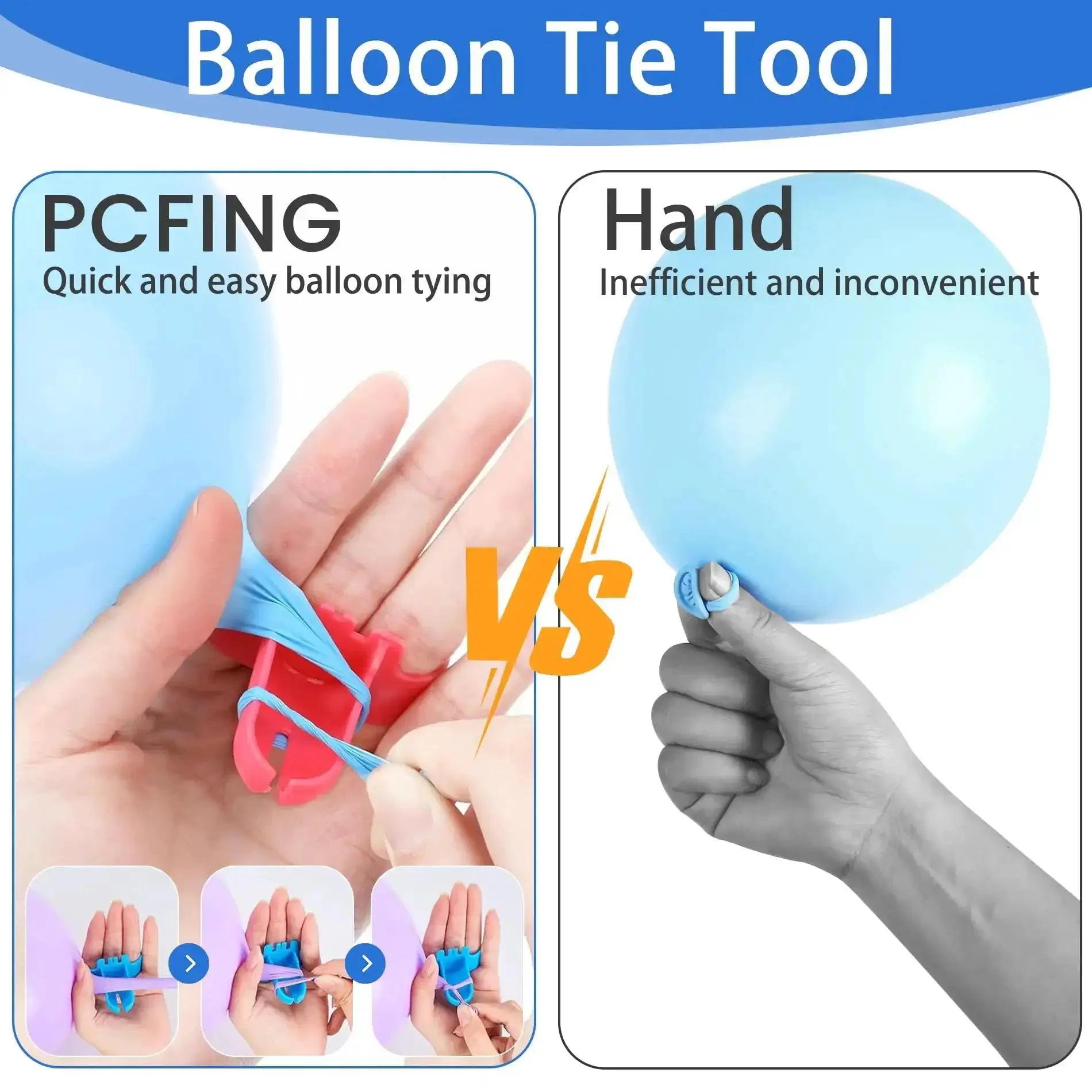 Electric Balloon Pump Inflator, Portable Balloon Blower With Dual Nozzles And Tie Tool, Rapid Three-Second Inflation, Auto And Semi-Auto Modes, Party-Ready For Parties, Festivals, And Home Decor - Image 4