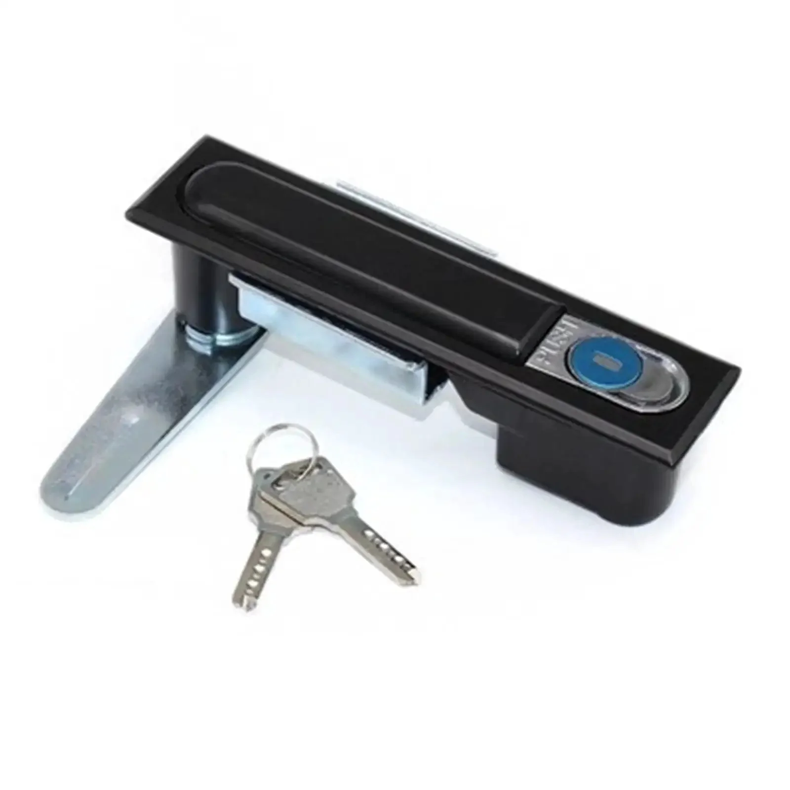 Electric Cabinet Lock For Electrical Panels And Toolbox Cabinets Heavy Duty Security Door Lock 1Pcs Ms818 Locking Handle With Lock Ring For Easy Install And Secure Access