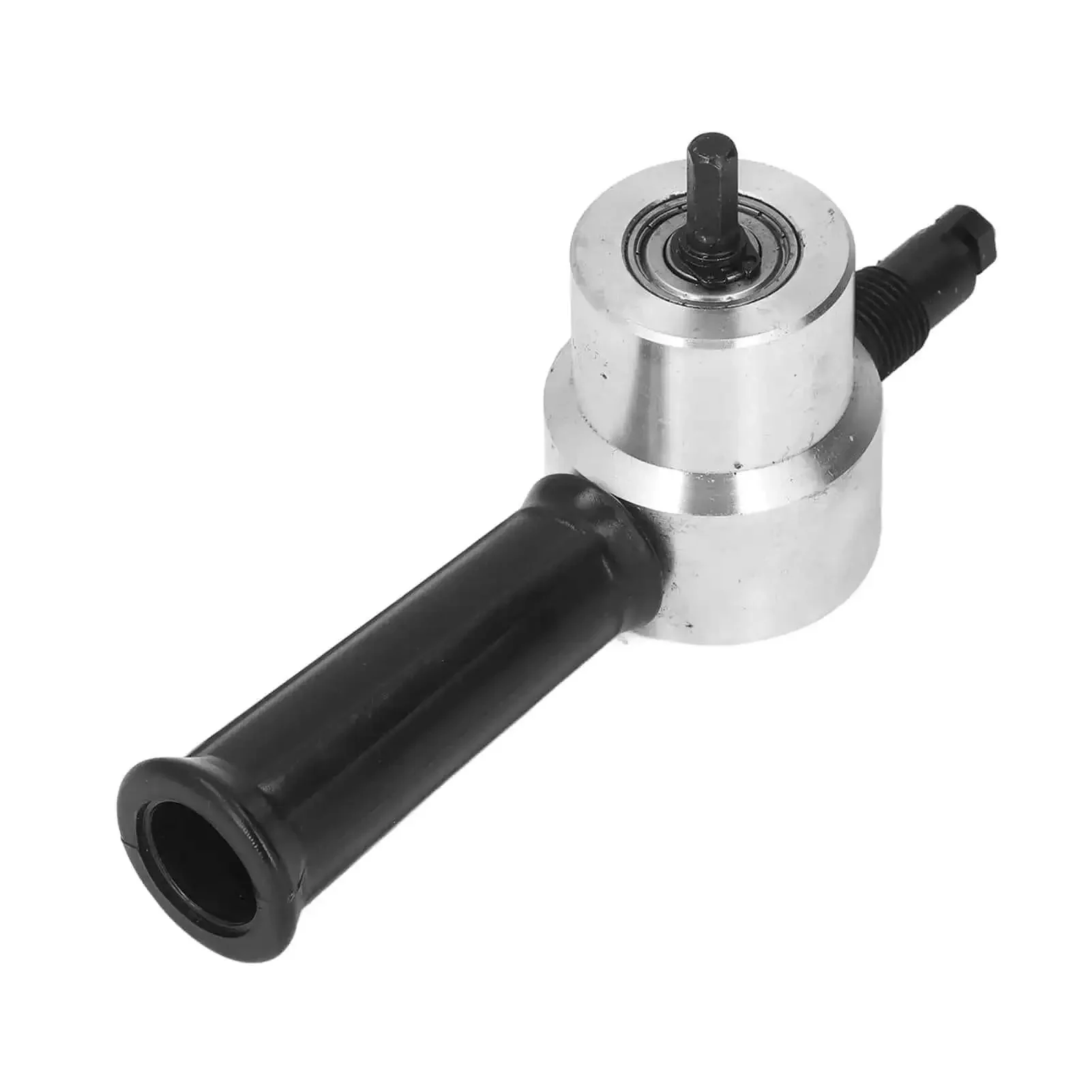 Electric Double Head Metal Nibbler Cutter Pro Grade Adjustable Cutting Heads For Stainless Steel Iron Aluminum Copper Plates Portable Aluminum Alloy Nibbler Tool With Wrench Versatile Sheet Metal Cutting - Image 3