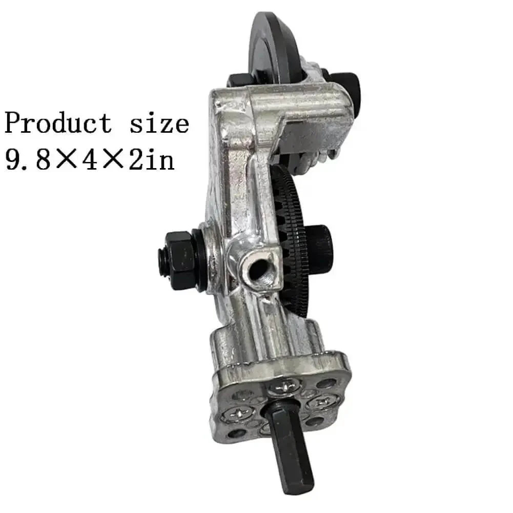 Electric Drill Plate Cutter Nibbler Attachment With Adapter For Sheet Metal Cutting Iron Steel Copper DIY Metalworking Tool Beefy High Hardness Carbon Steel Blade Delivers Sharp Fast Safe Cuts - Image 6
