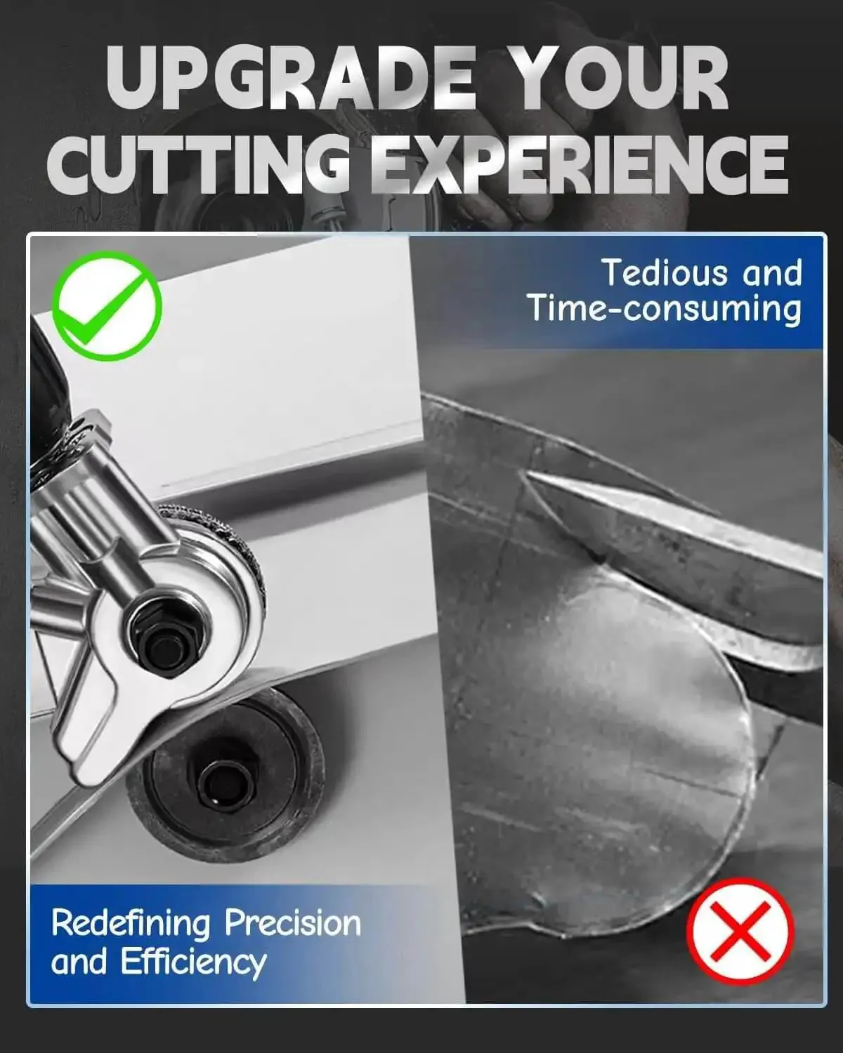 Electric Drill Plate Cutter Nibbler For Sheet Metal, Heavy Duty Beast Cutter Attachment For DIY Projects, Home Repairs, Automotive And Workshop Use, Cuts Thin To Medium Metal With Precision, Durable Steel Aluminum Alloy Construction - Image 5