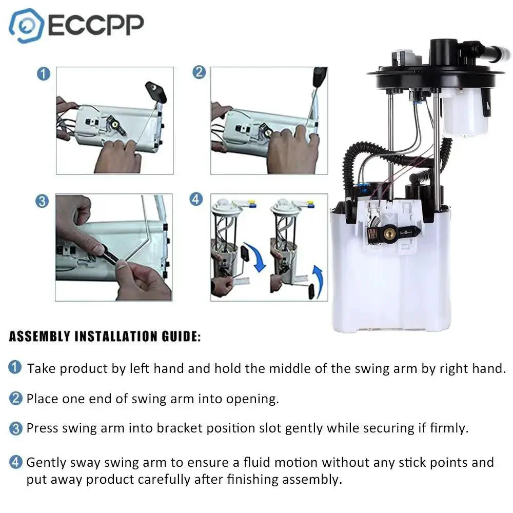Electric Fuel Pump Assembly E3792M For Buick Allure LaCrosse, Pontiac Grand Prix, Chevrolet Impala 2007 2008 3.5L 3.8L V6 With Sending Unit Replaces 19152995 19179780 19121842 - Image 3