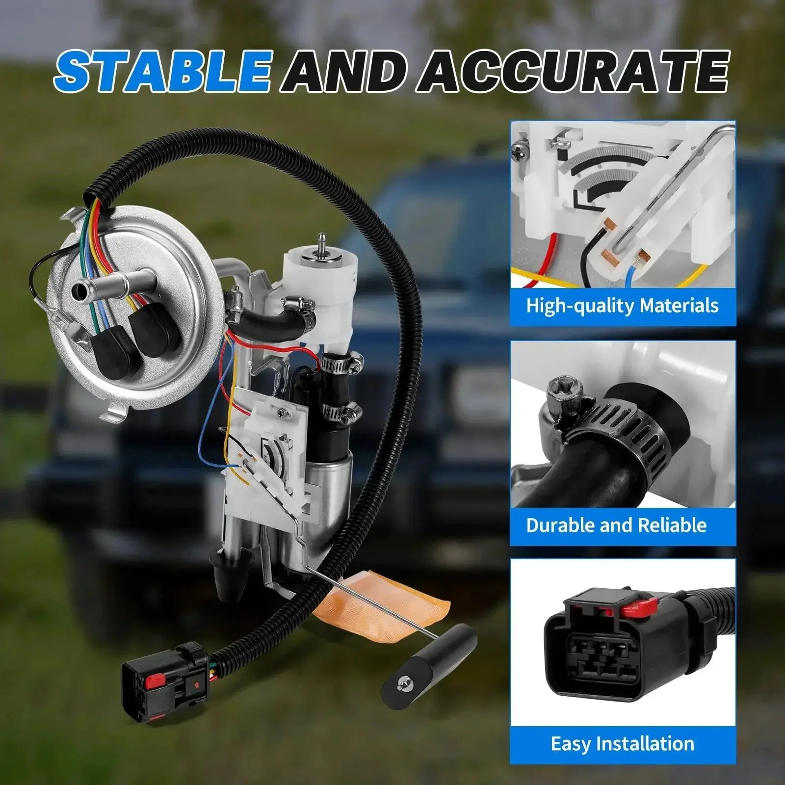 Electric Fuel Pump Assembly For 1996 Jeep Cherokee 2.5L 4.0L Replacement 5003869AA 5003869 4798941 High Quality Durable Fuel Pump Module That Delivers Stable Fuel Pressure Reliable Starts Smooth Engine Performance Easy Install - Image 5