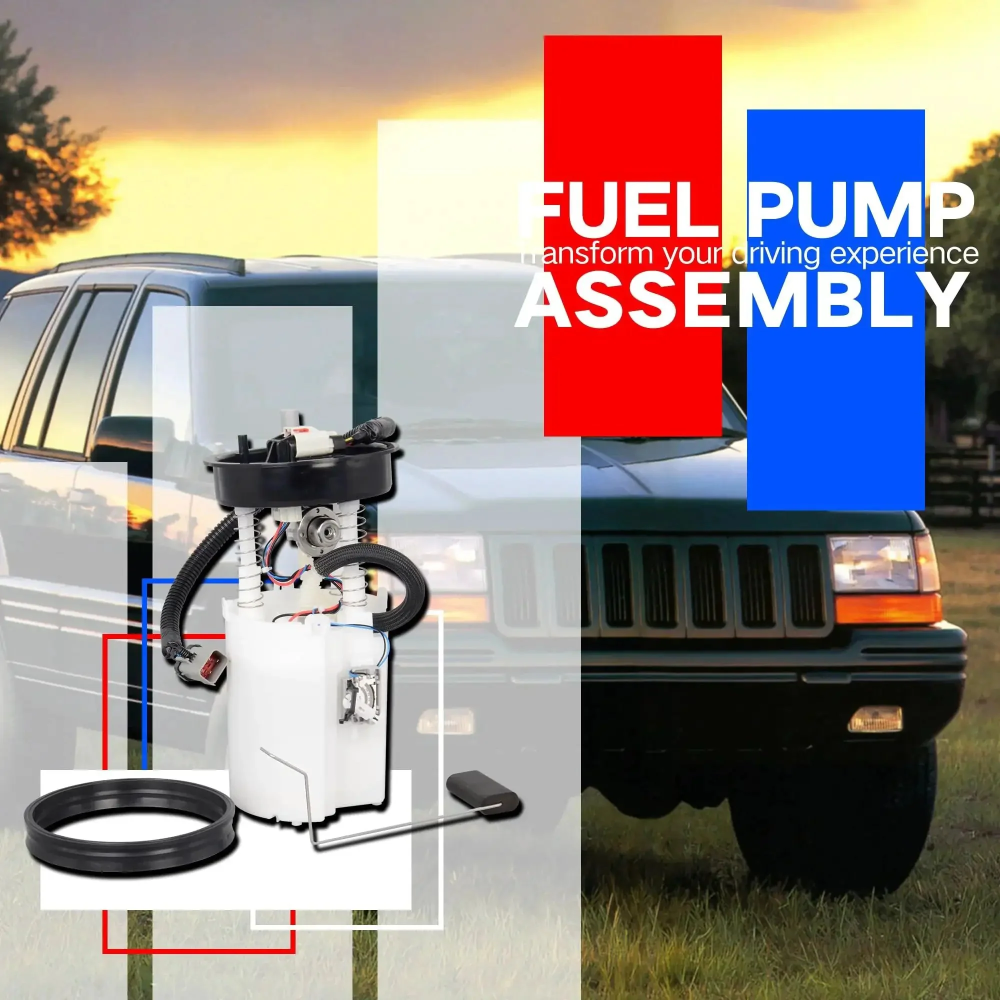 Electric Fuel Pump Assembly For 1996 Jeep Grand Cherokee 4.0L Six And 5.2L V8 Replaces OE E7099M P74708M 5003857AA Ensures Smooth Fuel Delivery And No-Fuss Install - Image 8