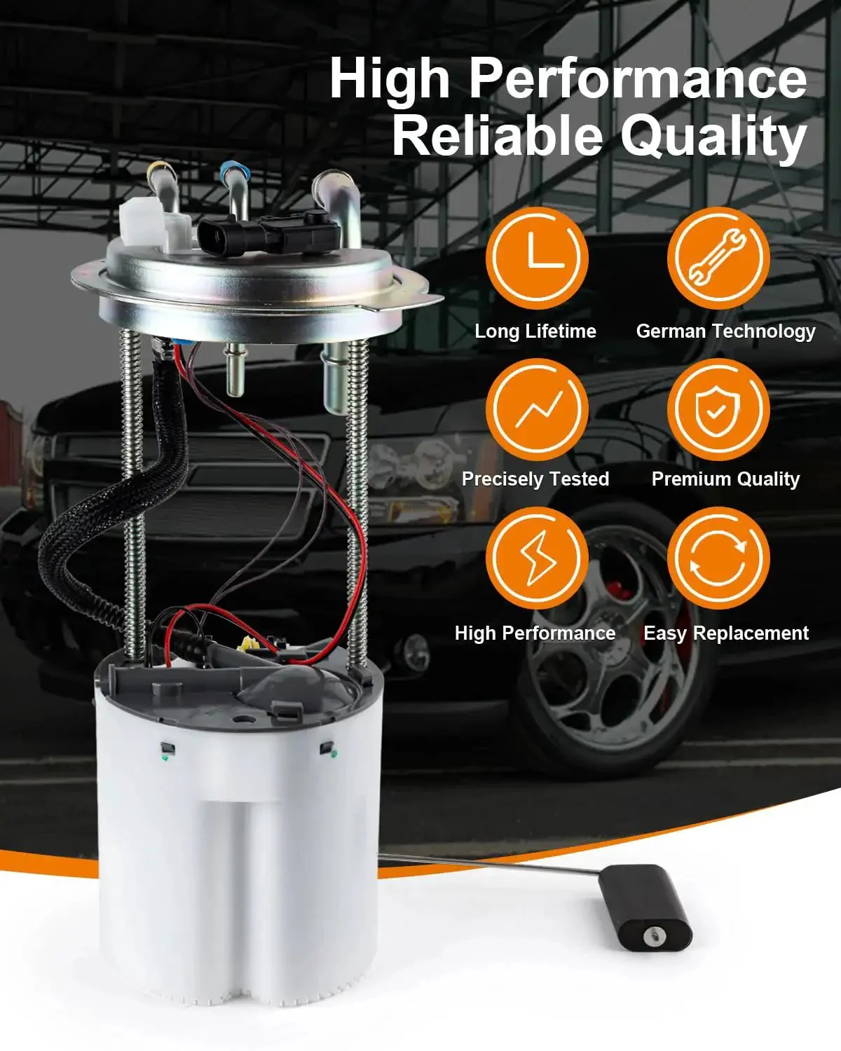 Electric Fuel Pump Assembly For Gas V8 Engines Compatible With 2004 2005 2006 2007 Chevy Tahoe GMC Yukon Cadillac Escalade 4 8L 5 3L 6 0L 6 2L 3 Tube Design Includes Pressure Sensor O Ring - Image 6