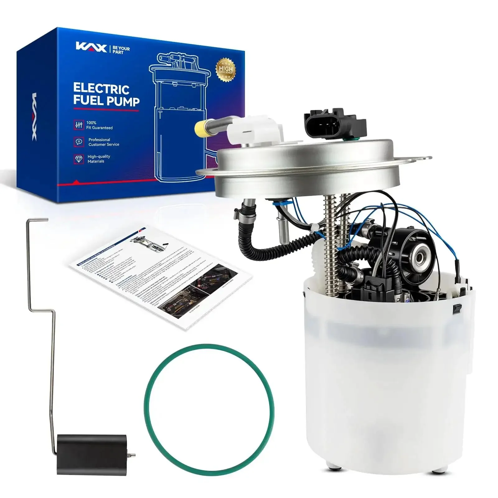 Electric Fuel Pump Assembly With Sending Unit Direct-Fit Replacement For Chevy Suburban 1500 Avalanche GMC Yukon XL 1500 And Cadillac Escalade ESV EXT 2008-2014 5.3L 6.2L Engines Plug-And-Play Install Durable OE-Quality Upgrade