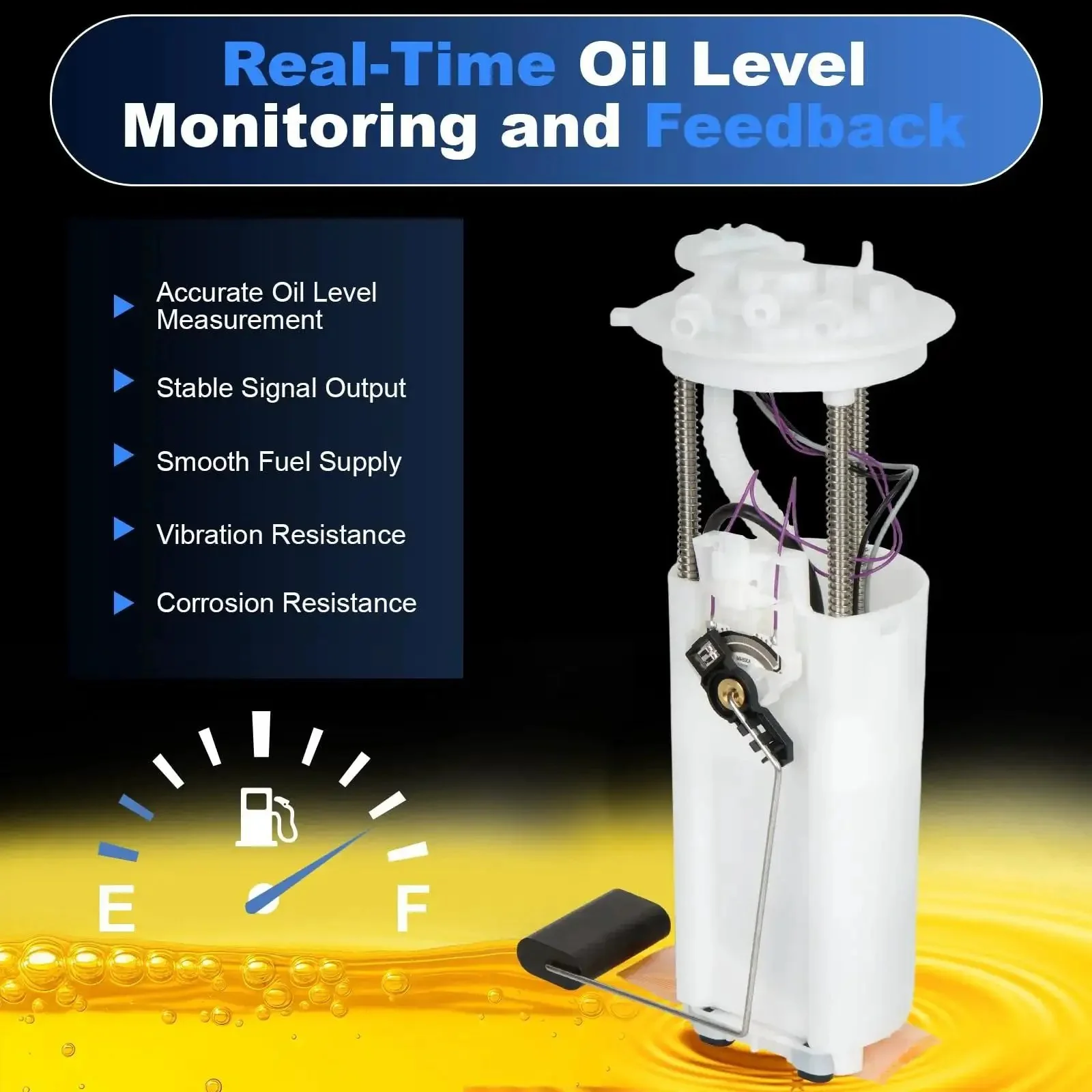 Electric Fuel Pump Drop In Replacement For Cadillac Escalade 1999 2000, Chevy Tahoe 1998 2000, GMC Yukon 1998 2000 5.7L V8 With OE Numbers 19367489 25314327 25314329 402P3972M 67368, Easy Plug And Play In Tank Fuel Pump Upgrade - Image 5