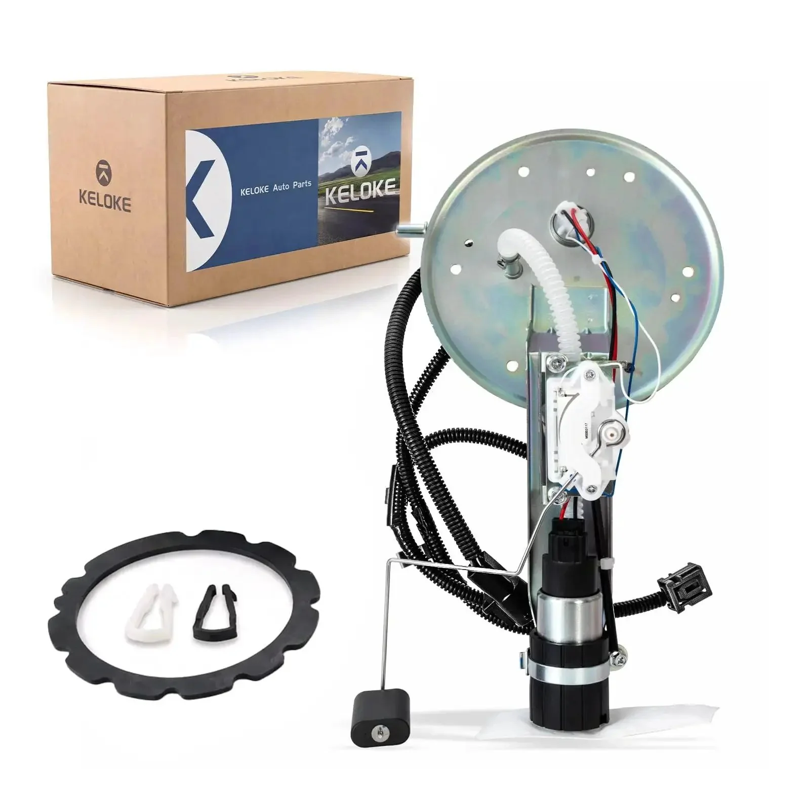 Electric Fuel Pump Module Assembly Direct Fit For 2003 2004 Ford Crown Victoria Lincoln Town Car Mercury Grand Marquis Marauder V8 4.6L Gas Engine Replace Parts E2336S EB336S SP2336H 4W1Z9H307AA 3W1Z9H307AB 5W1Z