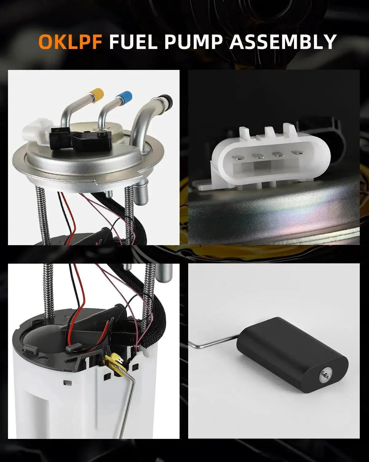 Electric Fuel Pump Module Assembly Direct Fit For 2008 2009 Chevy Avalanche Suburban 1500 V8 5.3L 6.0L GMC Yukon XL 1500 V8 5.3L 6.0L 2008 Yukon XL 6.2L V8 And Cadillac Escalade ESV EXT 6.2L V8 Replaces OE FG1154 19168704 19168708 19180 - Image 7