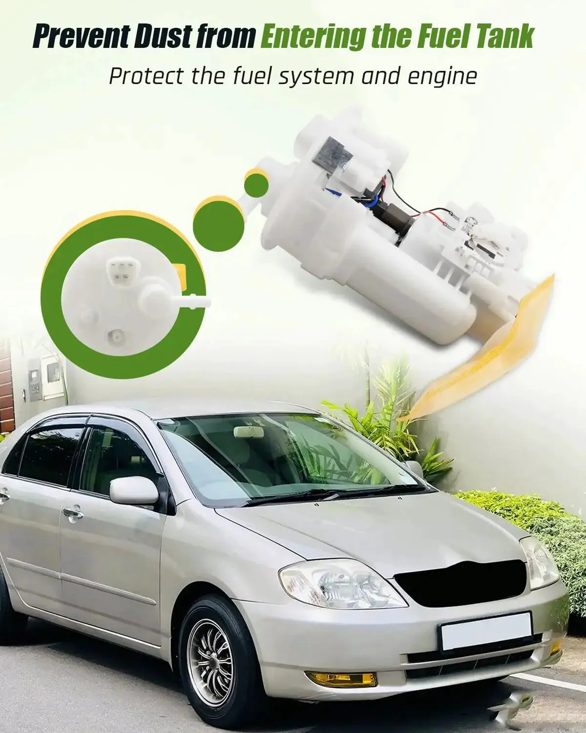 Electric Fuel Pump Module Assembly For 2003 2004 Toyota Corolla Matrix And Pontiac Vibe 1.8L L4 Engines Replacement Pump With Easy Install Plug And Play And Reliable Performance - Image 4