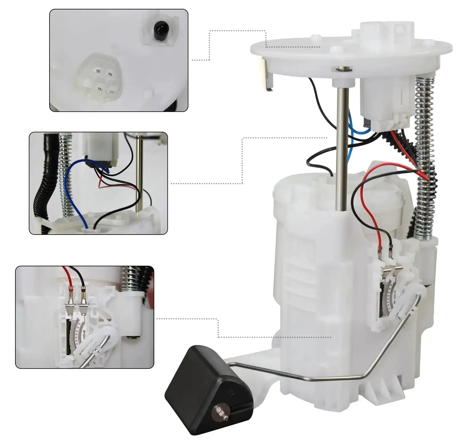 Electric Fuel Pump Module Assembly For Toyota Camry 2007-2011 2.4L 2.5L L4 With California Emissions Replaces E8937M FG1170 P76796M Also Fits 2007-2008 Solara Improves Fuel Delivery And Efficiency Direct OEM Replacement - Image 5