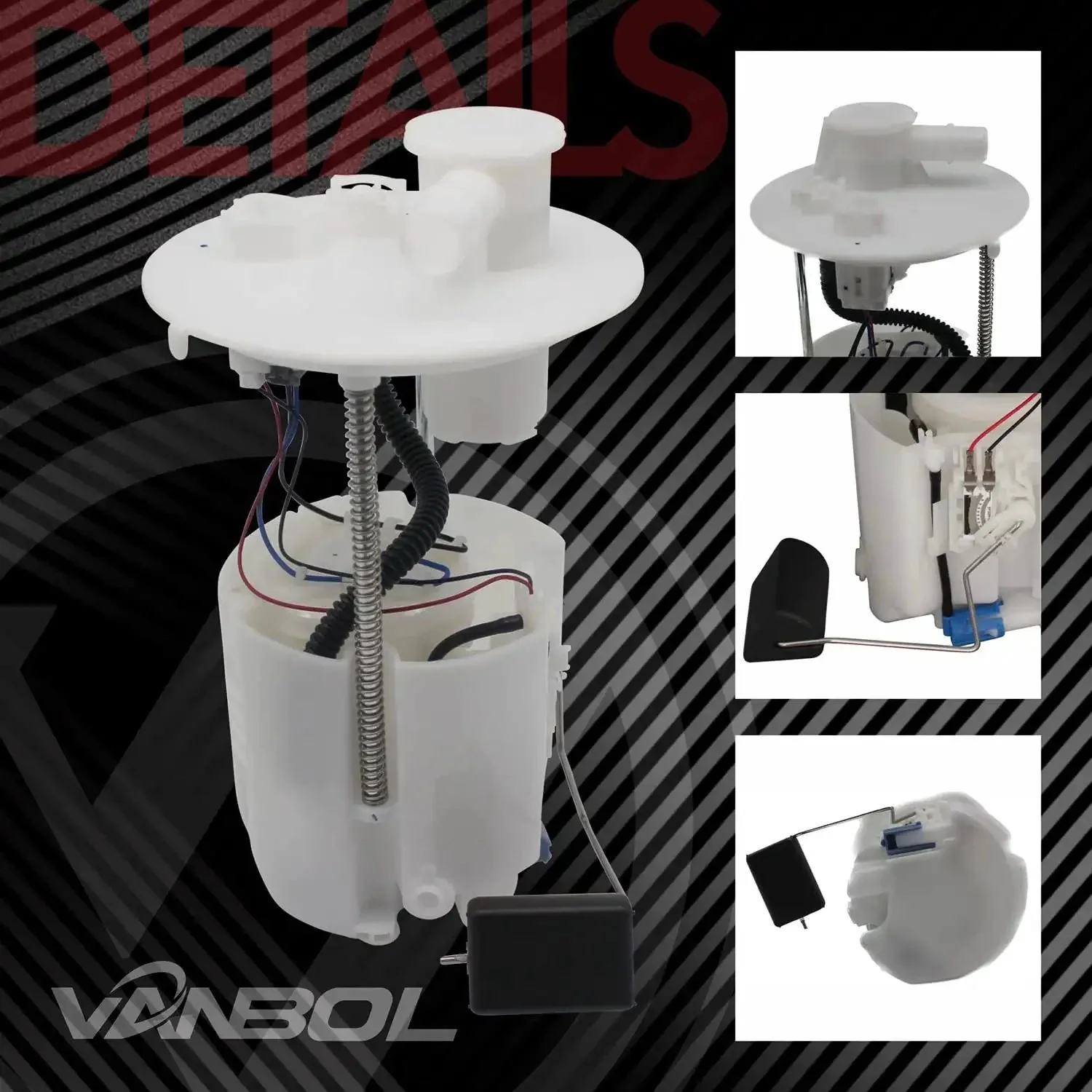 Electric Fuel Pump Module Assembly For Toyota Corolla Matrix And Pontiac Vibe 1.8L And 2.4L L4 Engines 2005 2018 Corolla 2005 2013 Matrix 2005 2010 Vibe Replacement E8874M E3781M - Image 4