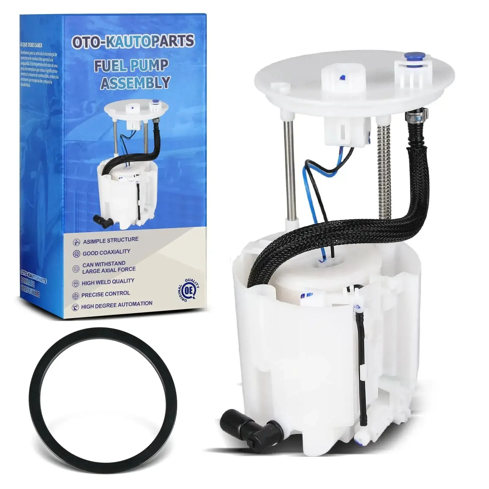 Electric Fuel Pump Module Assembly For Toyota RAV4 2009 Through 2018 2.5L L4 Direct Replacement Replaces E9003M E9004M 770200R010 232200V021 Easy Install Plug And Play