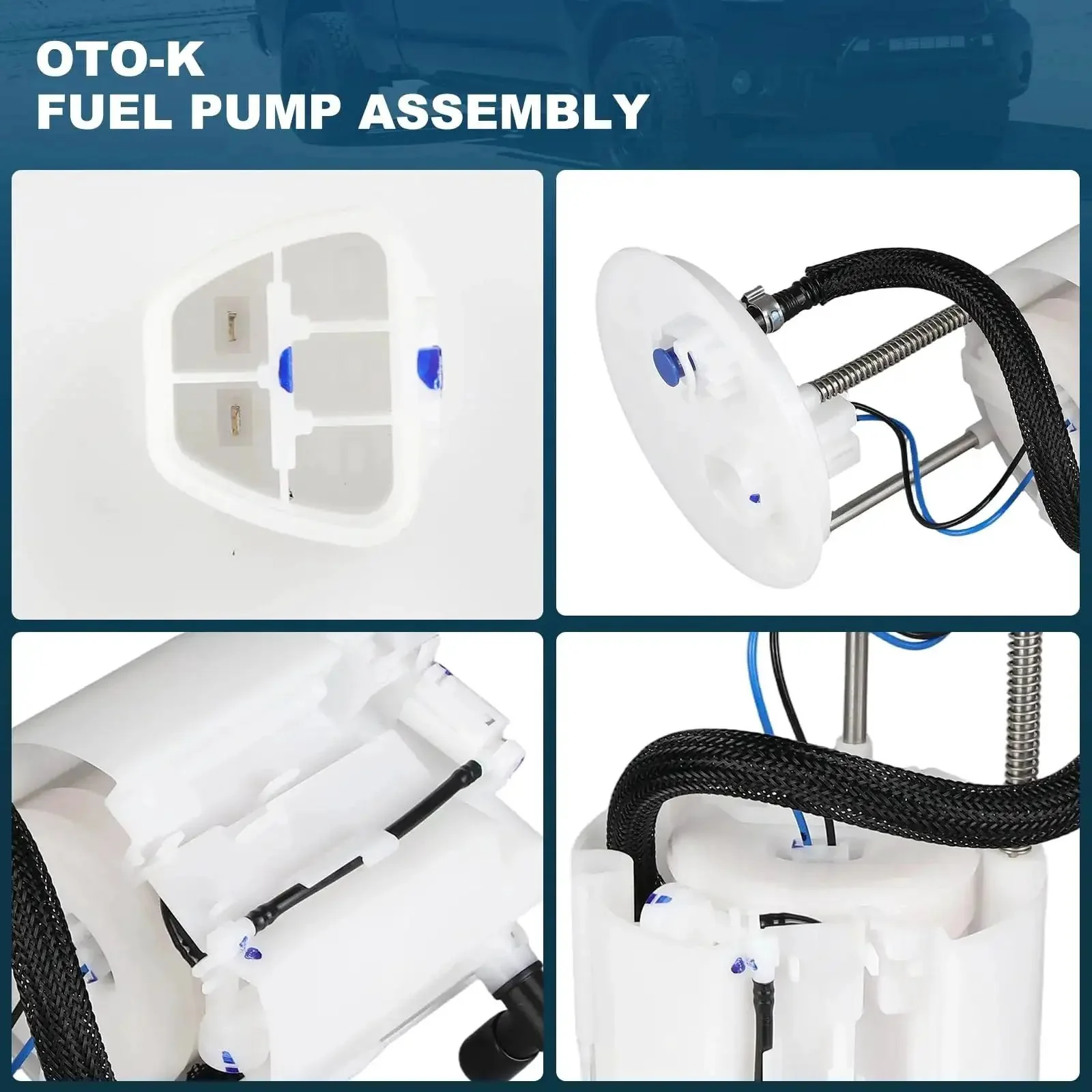Electric Fuel Pump Module Assembly For Toyota RAV4 2009 Through 2018 2.5L L4 Direct Replacement Replaces E9003M E9004M 770200R010 232200V021 Easy Install Plug And Play - Image 2