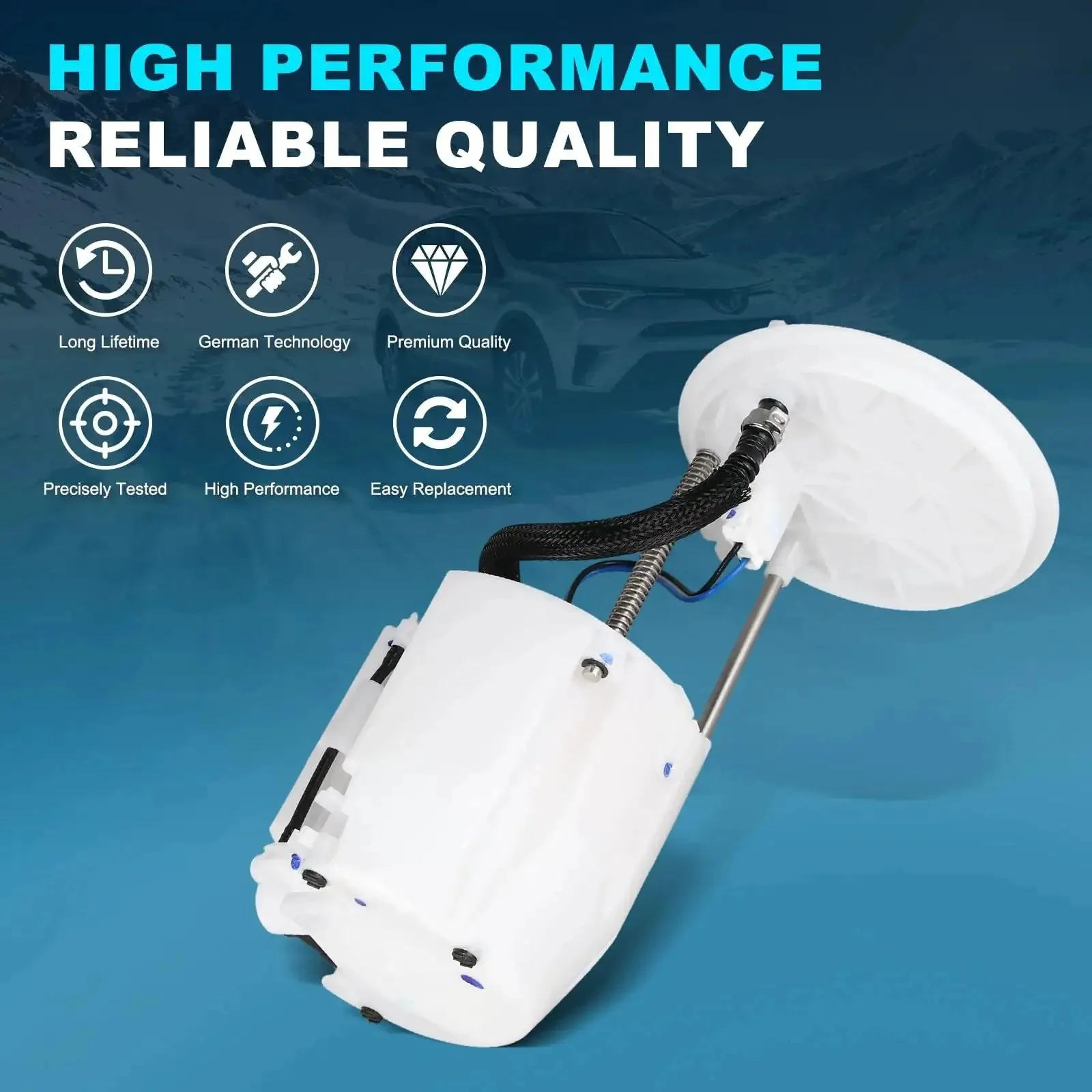 Electric Fuel Pump Module Assembly For Toyota RAV4 2009 Through 2018 2.5L L4 Direct Replacement Replaces E9003M E9004M 770200R010 232200V021 Easy Install Plug And Play - Image 3