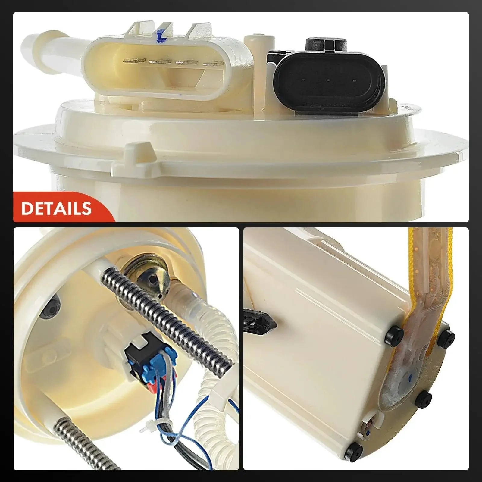Electric Fuel Pump Module Assembly With Pressure Sensor That Works With Buick Regal Century 1998 1999 Oldsmobile Intrigue 1998 1999 2000 Pontiac Grand Prix 1998 1999 2000 V6 3.1L 3.5L 3.8L - Image 3
