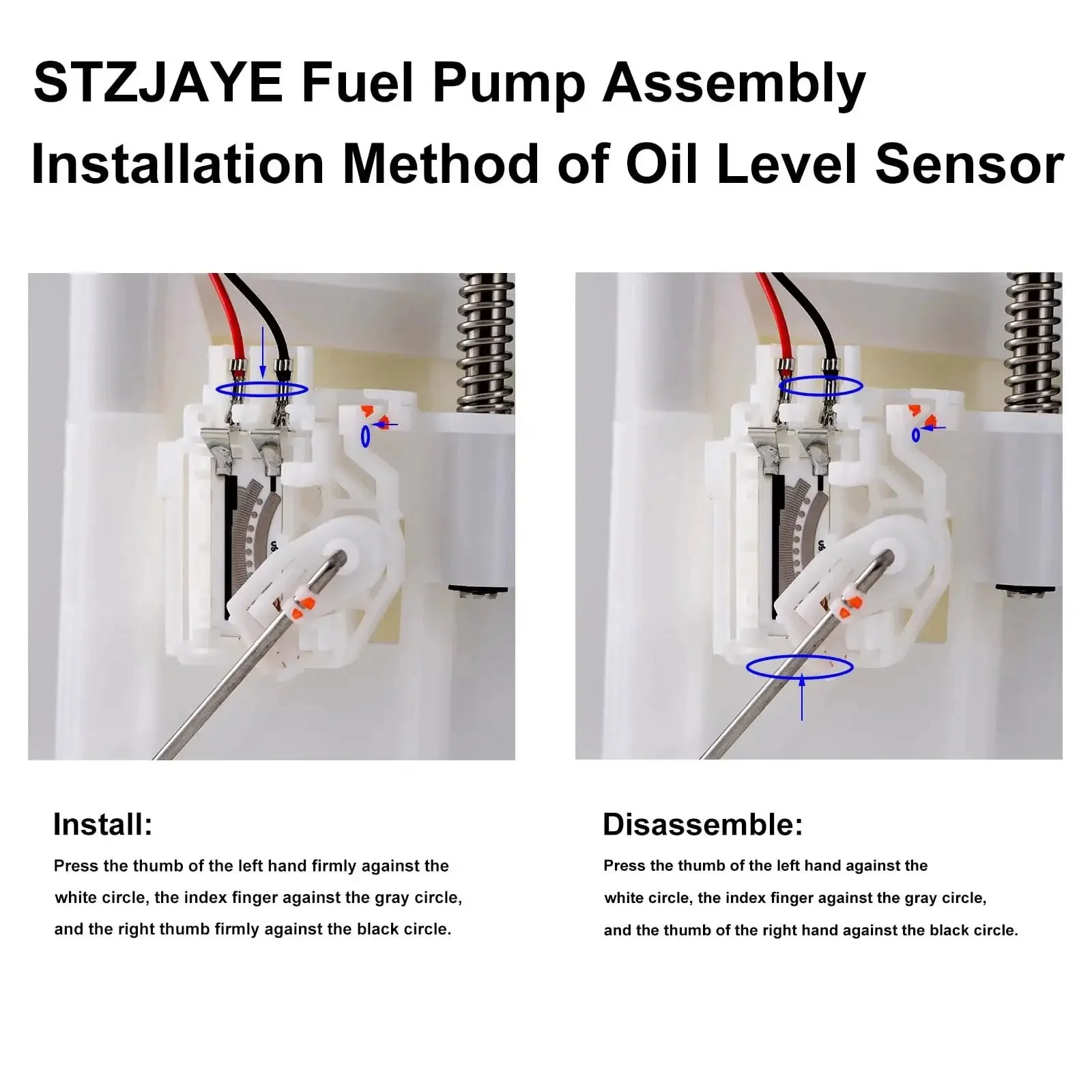 Electric Fuel Pump Module Assembly With Sending Unit For Toyota Camry 2007-2011 2.4L And 2.5L Four-Cylinder Replacement Fits E8937M FG1170 P76796M SP9044M 77020-06131 Plug-And-Play Fuel Pump Upgrade For Smooth Starts And Reliable Fuel Delivery - Image 4