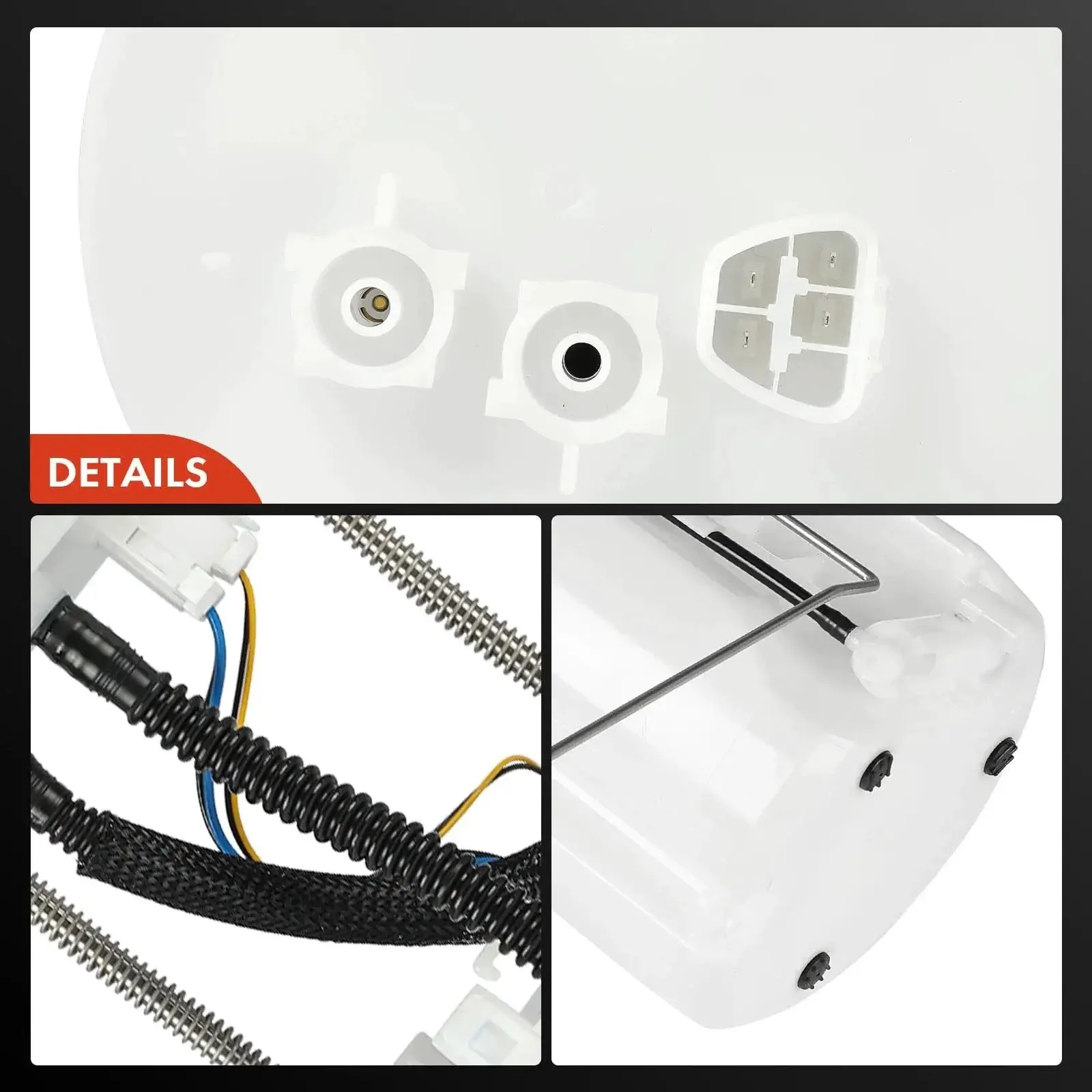 Electric Fuel Pump Module Assembly With Sending Unit For Toyota Tacoma 2005 Through 2015 Pickup 2.7L And 4.0L Rear Side Replacement Replaces 7702004060 7702004061 7702004071 E8757M FG0919 P76605M SP9005M - Image 3