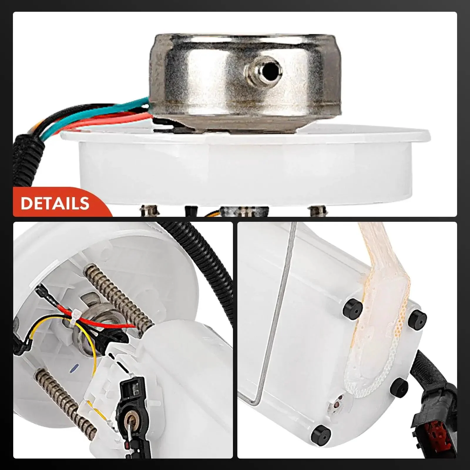 Electric Fuel Pump Module Assembly With Sending Unit For Jeep TJ Wrangler 1997 1998 1999 2000 2001 2002 2.5L 4.0L Gas With 19 Gallon Tank Replacement 4897755AB - Image 3