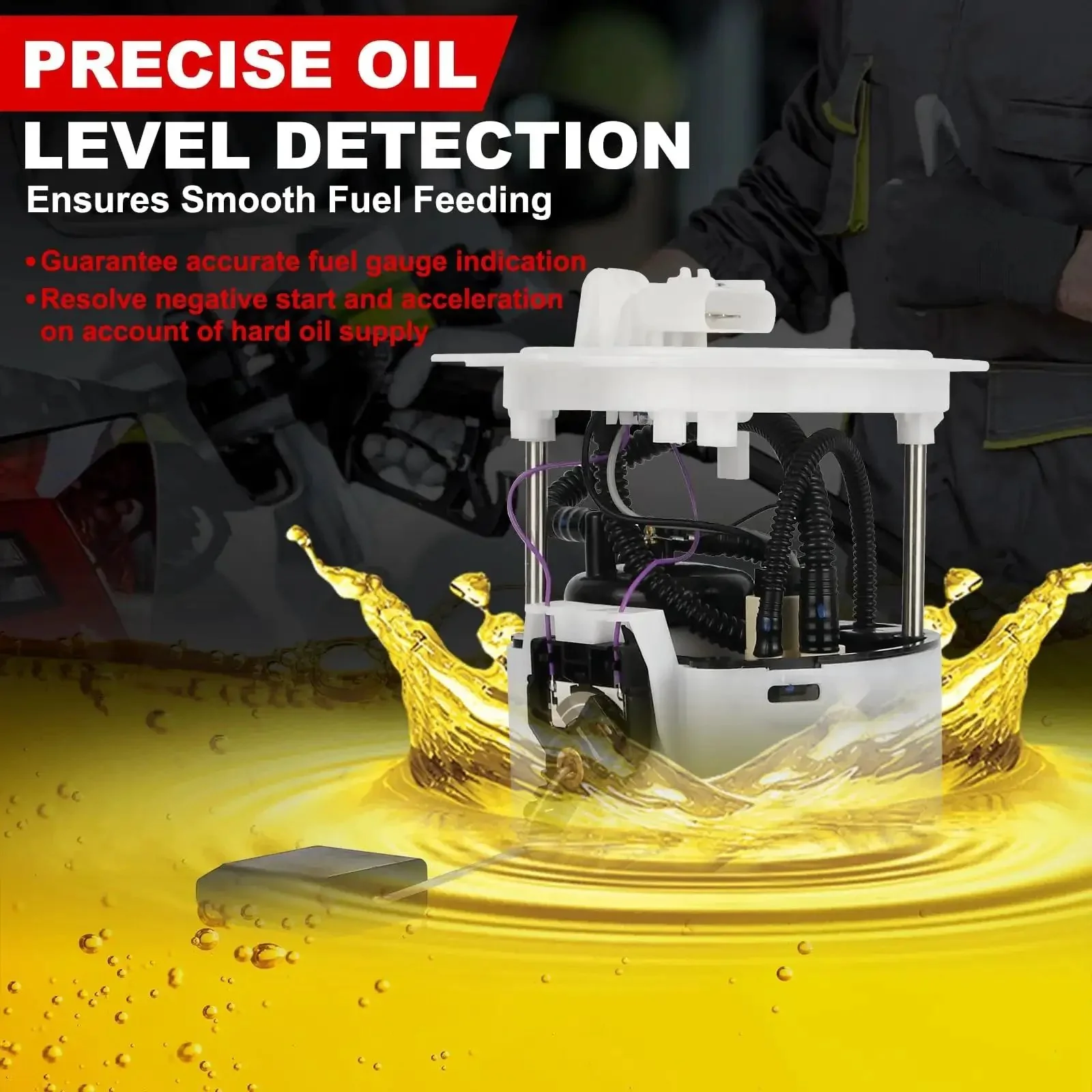 Electric Fuel Pump Module Assembly With Sending Unit For Jeep Grand Cherokee And Dodge Durango 2011 2012 2013 2014 2015 V6 3.6L Left And Right Plug And Play Replacement Part - Image 2