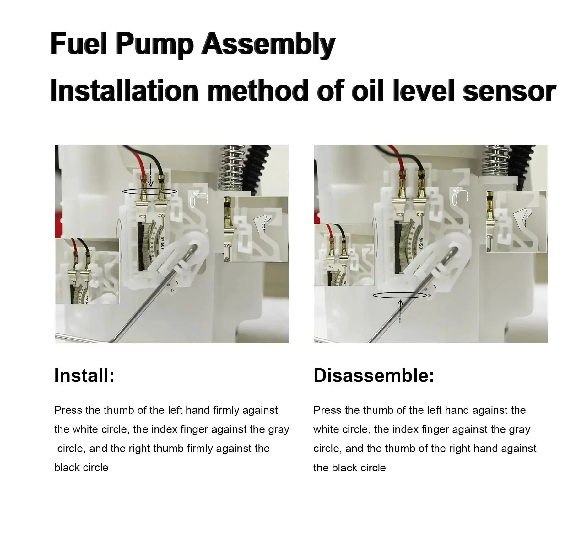 Electric Fuel Pump Module Assembly With Sending Unit O Ring For 2008 2010 Chrysler Town And Country 3.3L 3.8L 4.0L V6 Dodge Grand Caravan Routan Gas Engines Direct Fit Replacement With No Hassle Install And High Quality O Ring For Easy Install - Image 2