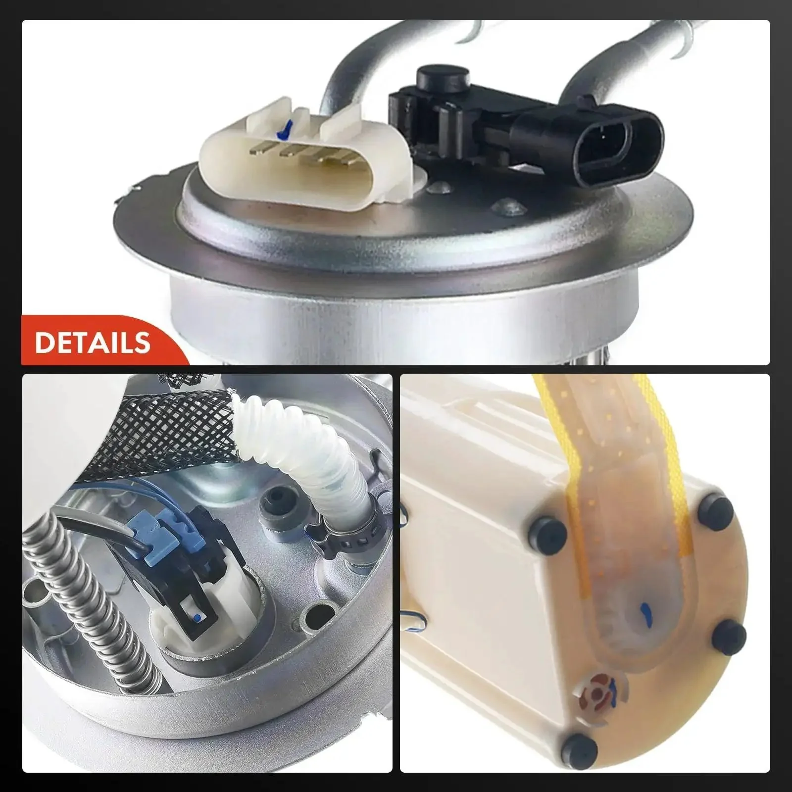 Electric Fuel Pump Module With Pressure Sensor Direct Replacement For Chevy Avalanche Suburban 1500 GMC Yukon XL 1500 And Cadillac Escalade ESV EXT 2002 2003 5.3L 6.0L Gas Engines - Image 3