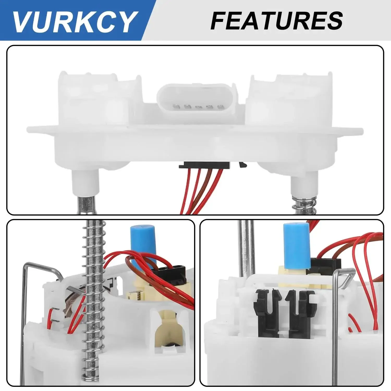 Electric Fuel Pump Module With Sending Unit For Dodge Challenger 2009 2010, Charger 2006 2010, Magnum 2005 2008, Chrysler 300 2005 2010, 2.7L 3.5L 5.7L Replacement E7241M - Image 3