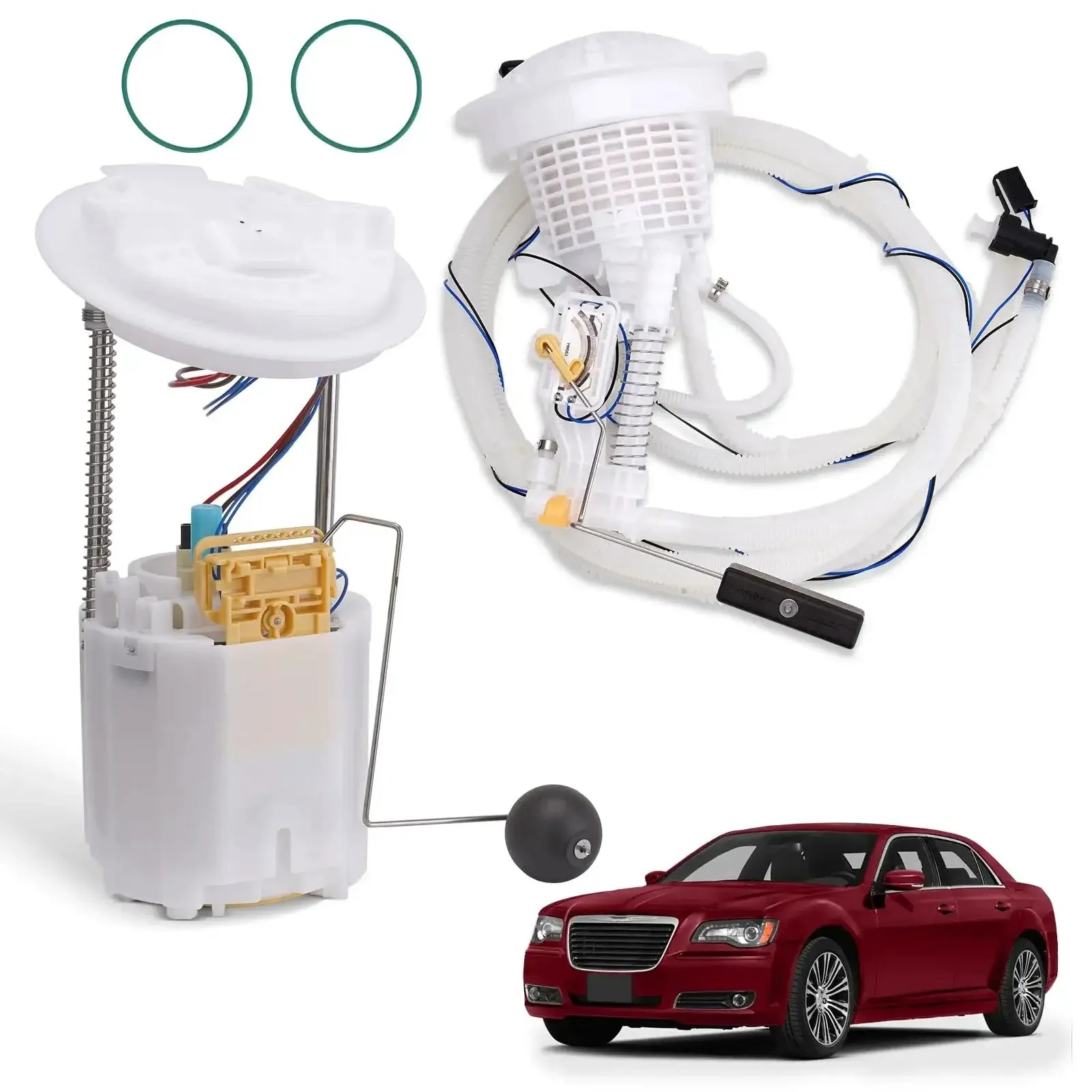 Electric Fuel Pump Module With Sending Unit Plug And Play For 2005 Through 2015 Dodge Challenger Charger Magnum And 300 Models Left Driver Side And Right Passenger Replaces 5136023 5136022 E7192M E7264A