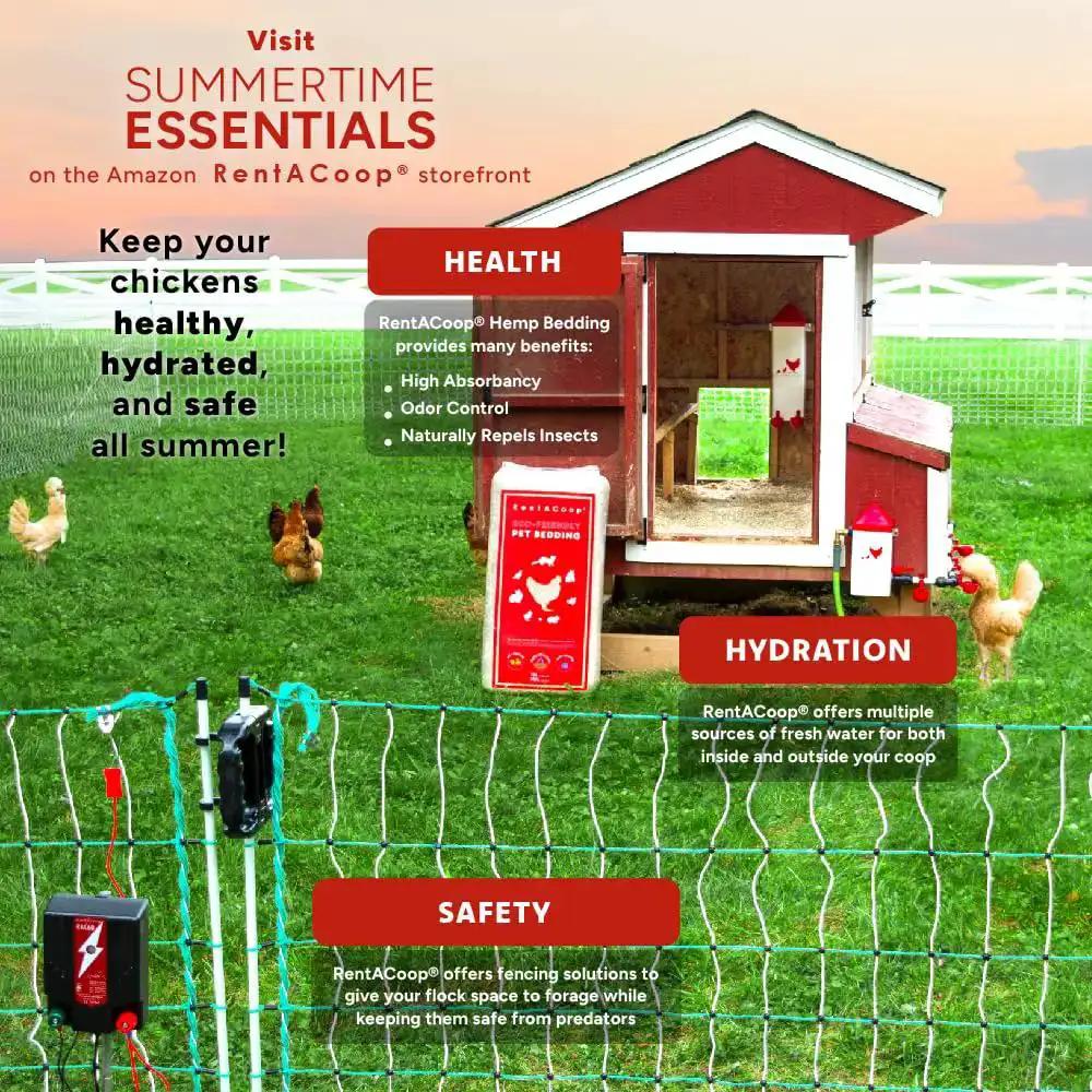 Electric Poultry Netting Accessory Set With 0.6 Joule Fence Charger, 3 Foot Grounding Rod, Gate Handle Kit, And Voltmeter Fence Tester For Easy Install And Safe PredatorProof Chickens And Other Poultry - Image 2