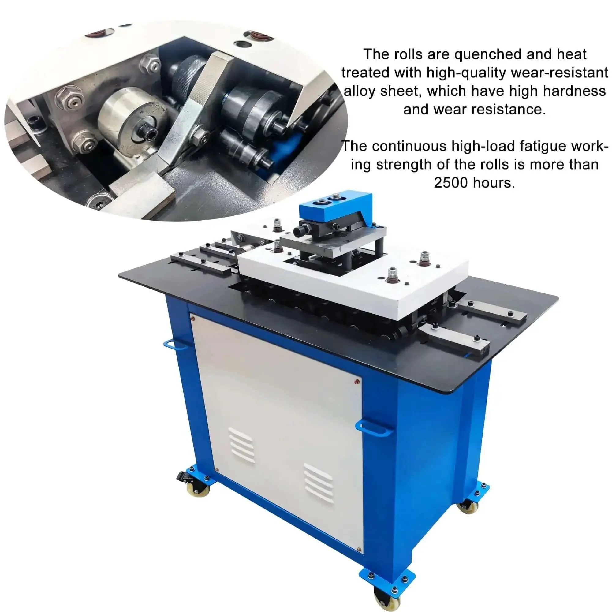 Electric Sheet Metal Seamer Pro Grade Multi Functional Seam Lock Forming Machine With 7 Shape Options For 1.2mm Iron Sheet 220V Heavy Duty Roll Forming Tool For Vent Ducts And Exhaust Piping - Image 5