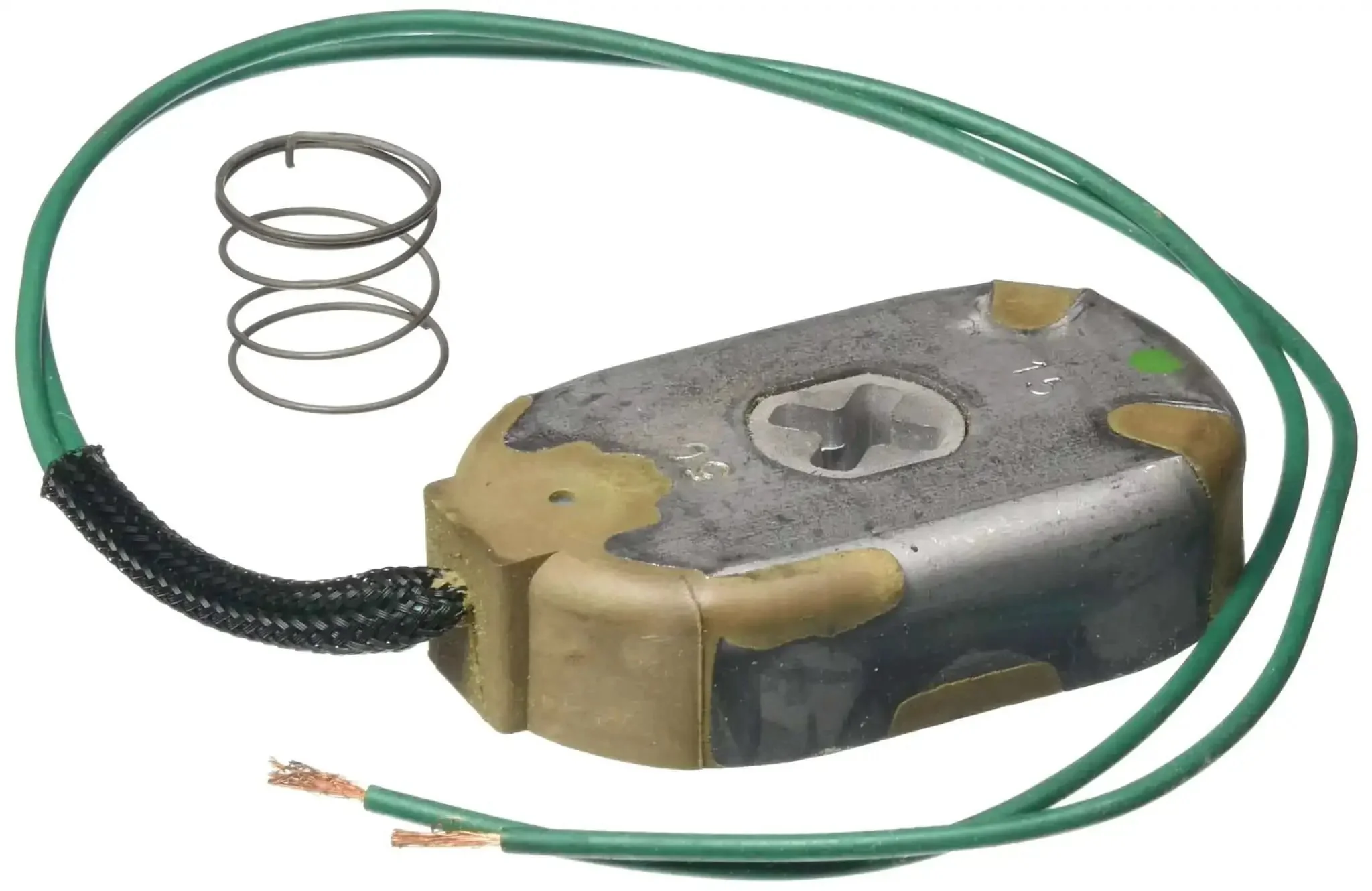 Electric Trailer Brake Magnet Kit Replacement For 10x2-1/4 Inch And 10x1-1/2 Inch Brakes With Yellow Lead Wire Part K7110400 Fits Standard Trailer Brakes For RVs Utility Trailers Tow Rigs