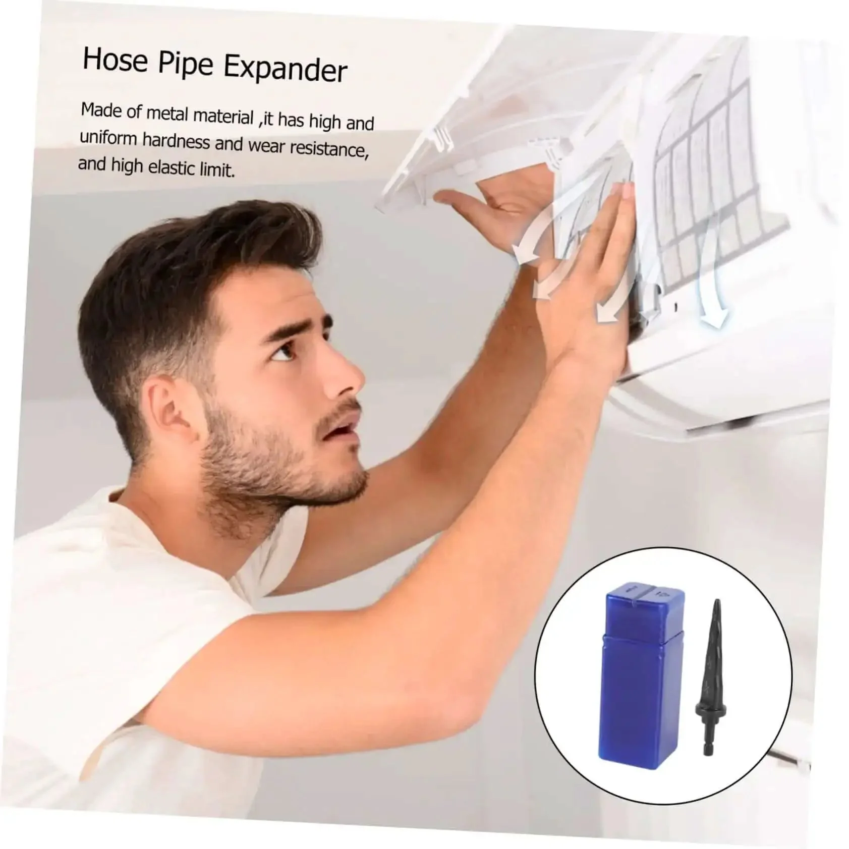 Electric Tube Expander With Hexagonal Handle For HVAC Copper Pipes Manual And Drill Compatible Swaging Tool Built For High Temperature Resistance And Durable Metal Construction For Quick Easy Pipe Expansion Pro Grade - Image 4