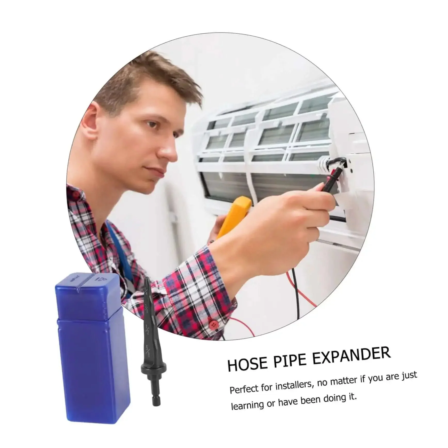 Electric Tube Expander With Hexagonal Handle For HVAC Copper Pipes Manual And Drill Compatible Swaging Tool Built For High Temperature Resistance And Durable Metal Construction For Quick Easy Pipe Expansion Pro Grade - Image 6