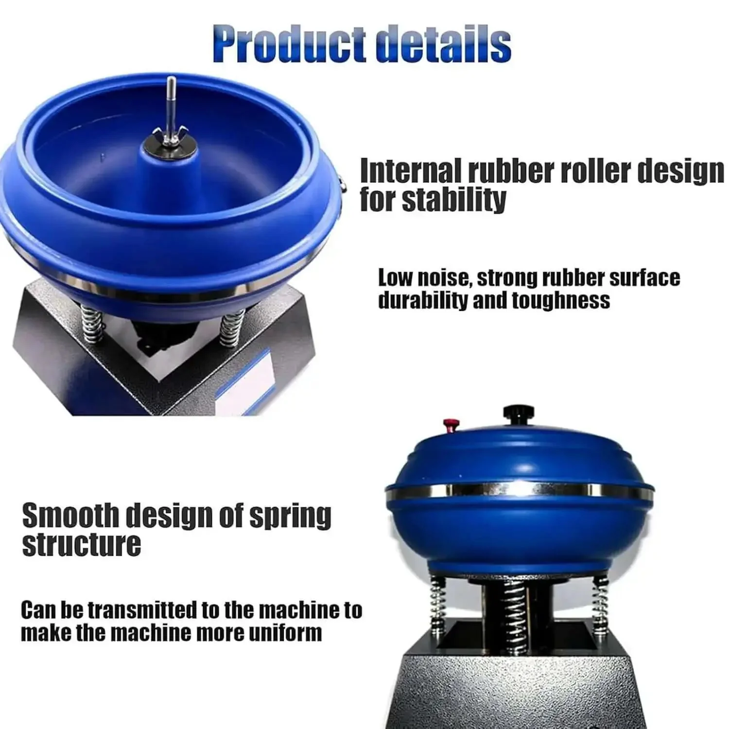Electric Vibrating Polisher Kit For Metal Parts Pro Grade Rock Roller Tumbler With Heavy Duty Load Capacity Easy To Use Jewelry Polisher Equipment For Polishing Small Metal Parts - Image 4