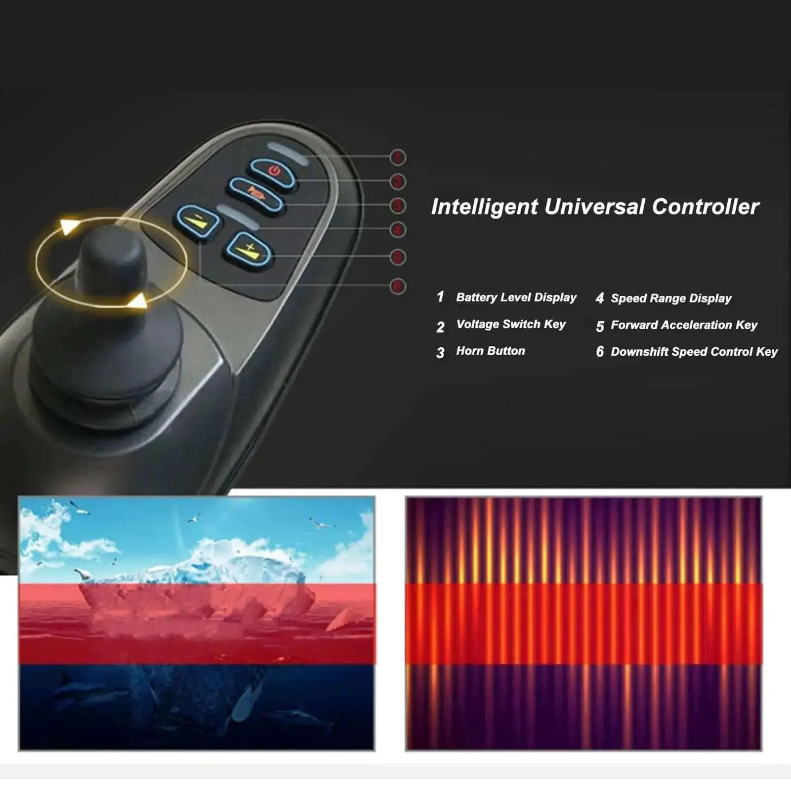 Electric Wheelchair Controller With Smooth Speed Change And Easy Install Works With Most Wheelchairs Stable Electromagnetic Brake System For Safe Parking And Anti Skid Stops Quick Replacement For Disabled Comfort On The Go - Image 8