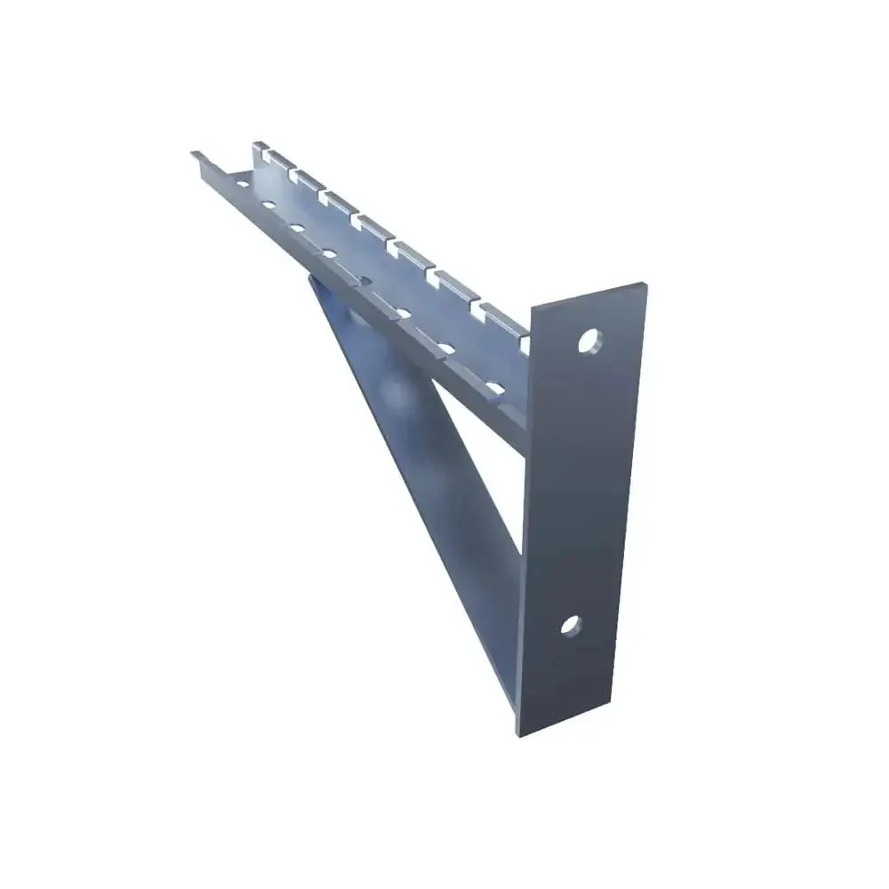 Electro Zinc Plated Triangle Wire Mesh Cable Tray Bracket Silver Steel Wall Mount 400mm 2 Pack Heavy Duty Easy Install Plug And Play Friendly Durable Corrosion Resistant Bracket For Office Data Center And Industrial Wiring - Image 3