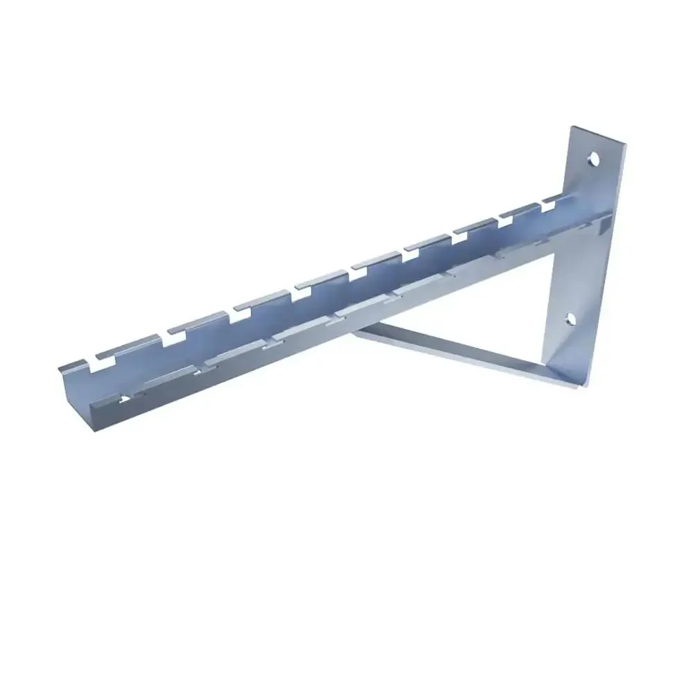 Electro Zinc Plated Triangle Wire Mesh Cable Tray Bracket Silver Steel Wall Mount 400mm 2 Pack Heavy Duty Easy Install Plug And Play Friendly Durable Corrosion Resistant Bracket For Office Data Center And Industrial Wiring - Image 5
