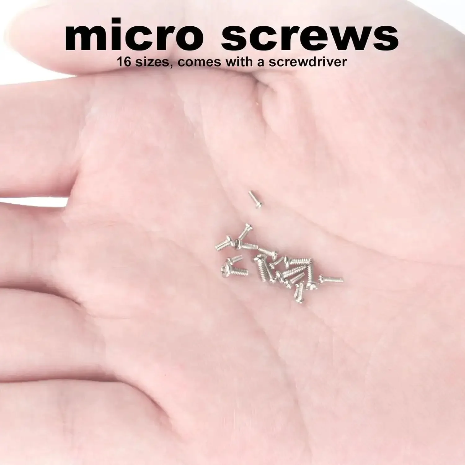 Electronics Micro Screws Kit With 800 Pieces Pro Grade Nickel Plated Carbon Steel Phillips Pan Head Self Tapping Machine Screws For Electronics Repair In Small Size Range M1 M1.2 M1.4 M1.6 M1.7 - Image 6